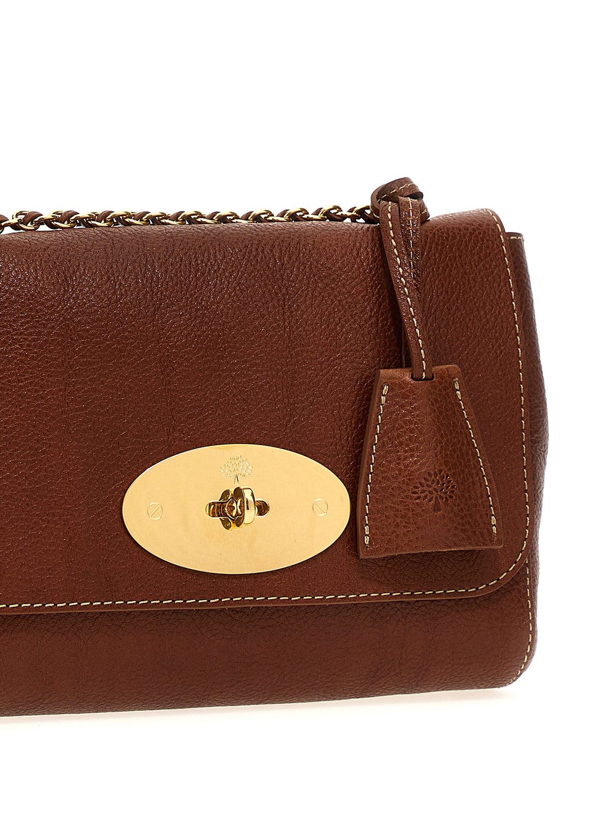 Mulberry Brown Bovine Leather Crossbody Bag