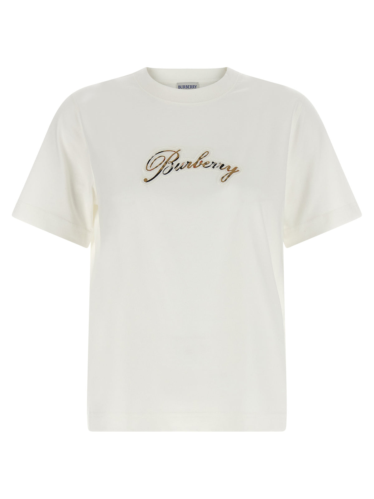 Burberry White Cotton T-Shirt