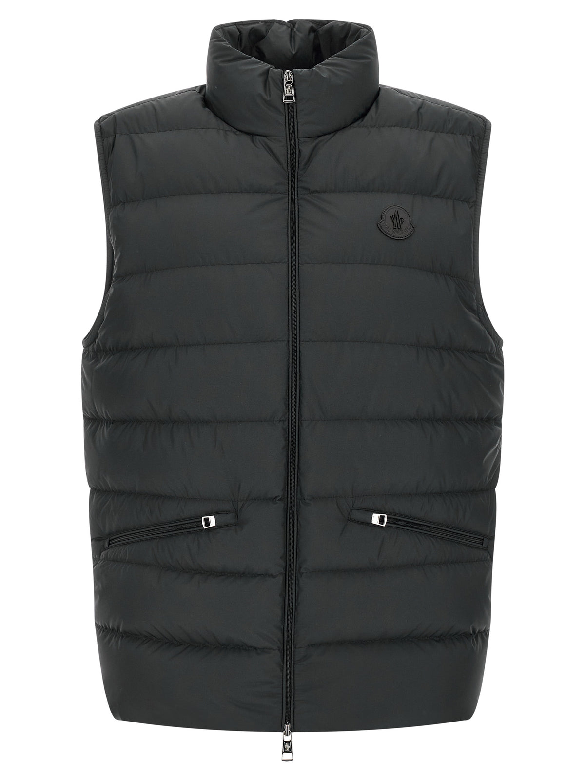 Moncler Black Polyester Sleeveless Jacket