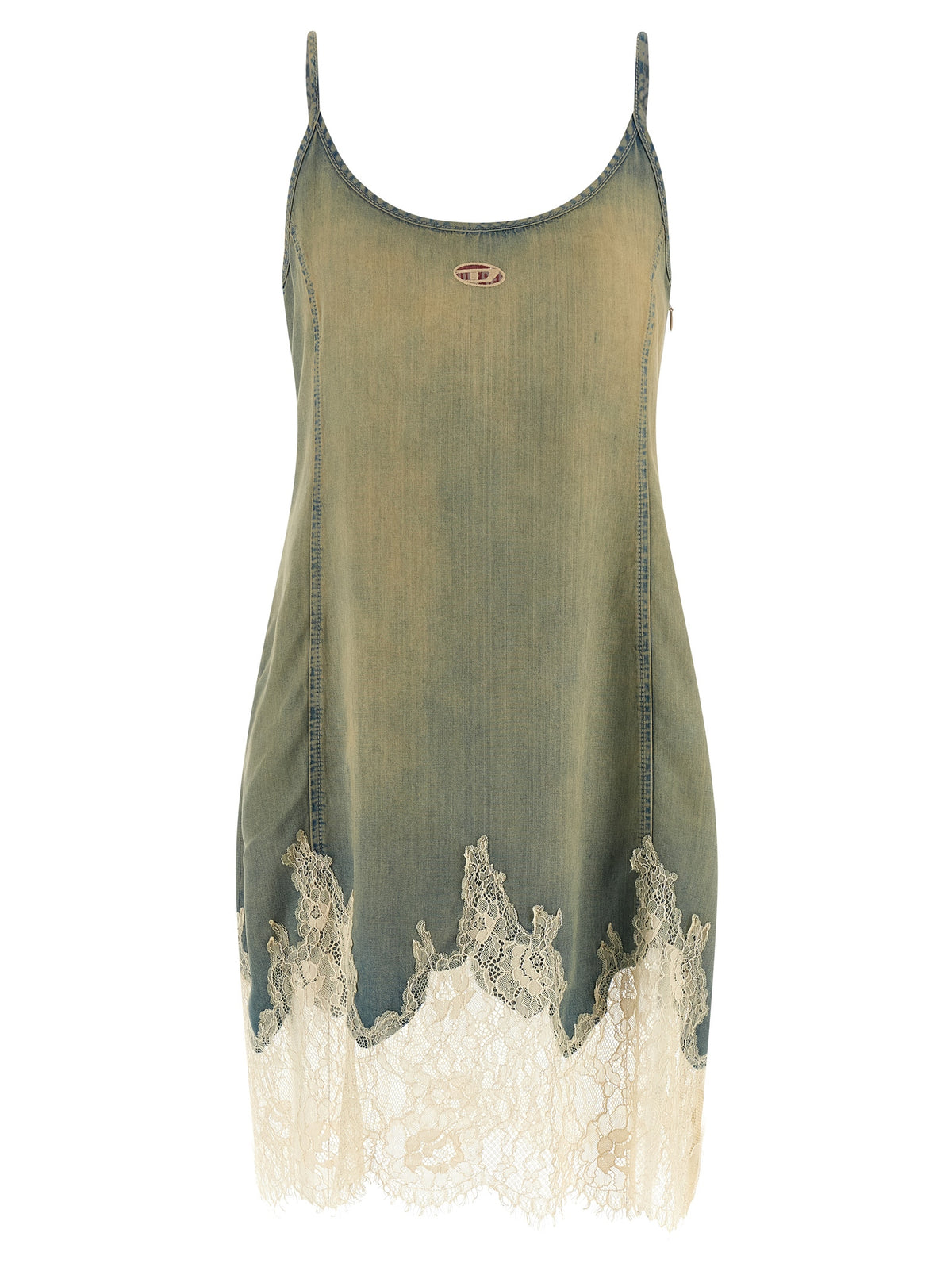 Diesel Beige Lyocell Short Dress