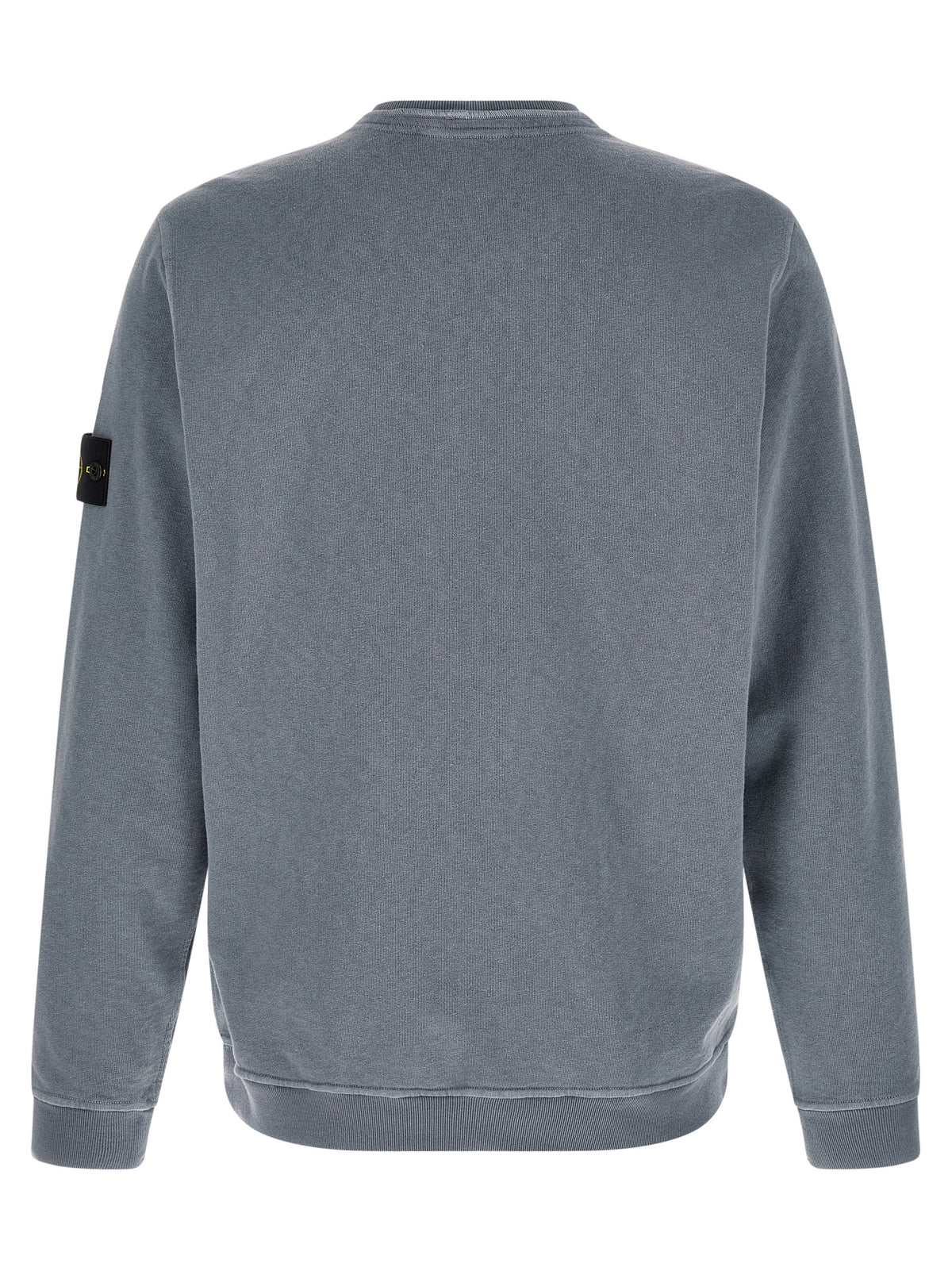 Stone Island Blue Cotton Sweatshirt