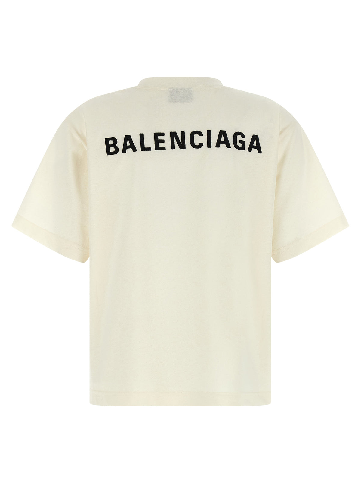 Balenciaga White Cotton T-Shirt