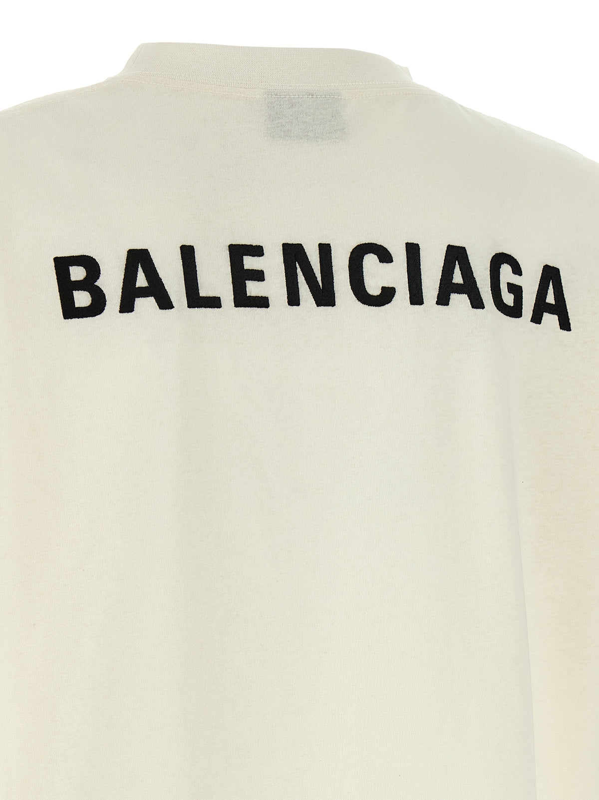 Balenciaga White Cotton T-Shirt