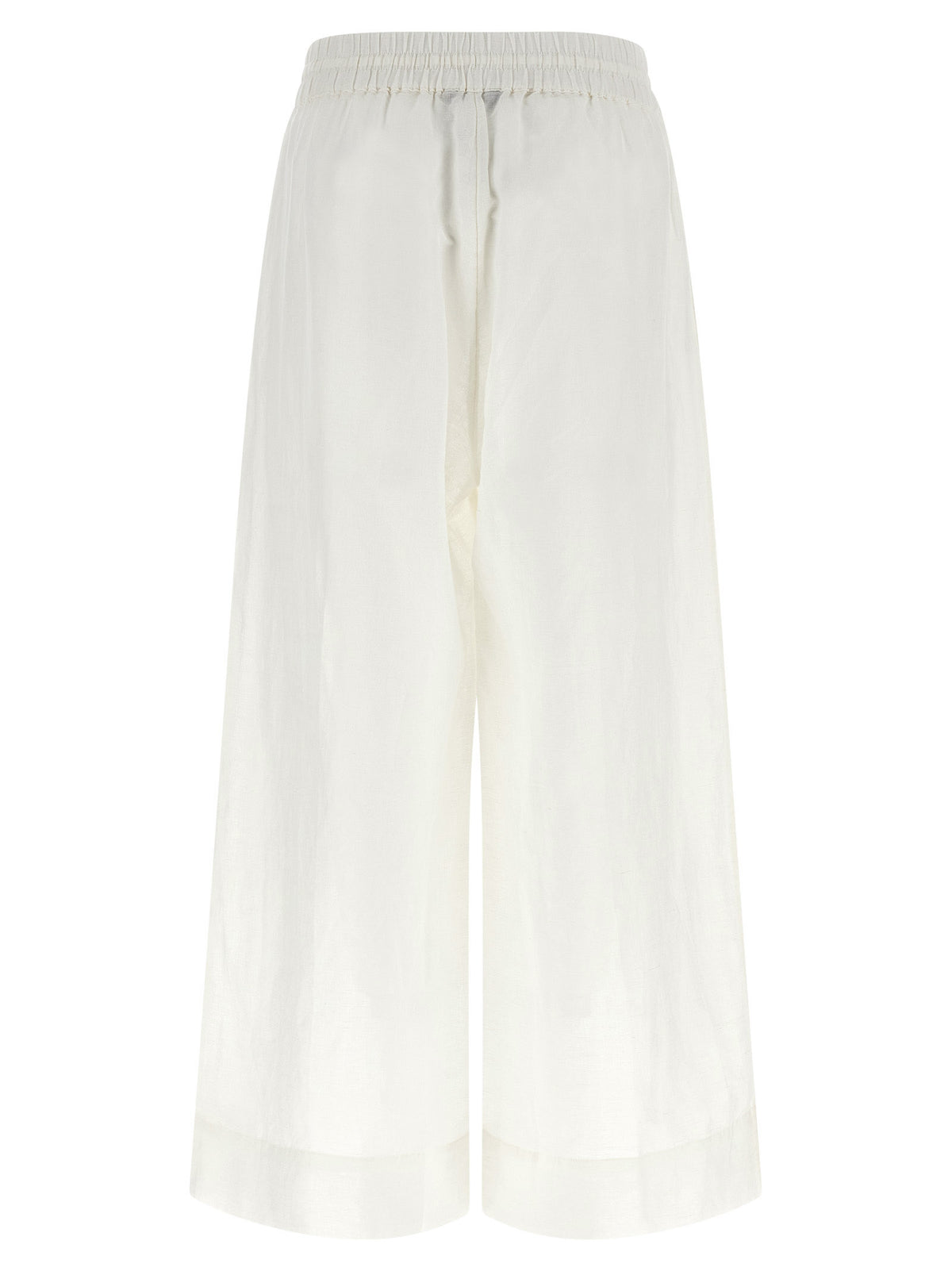 Polo Ralph Lauren White Linen Casual Pants