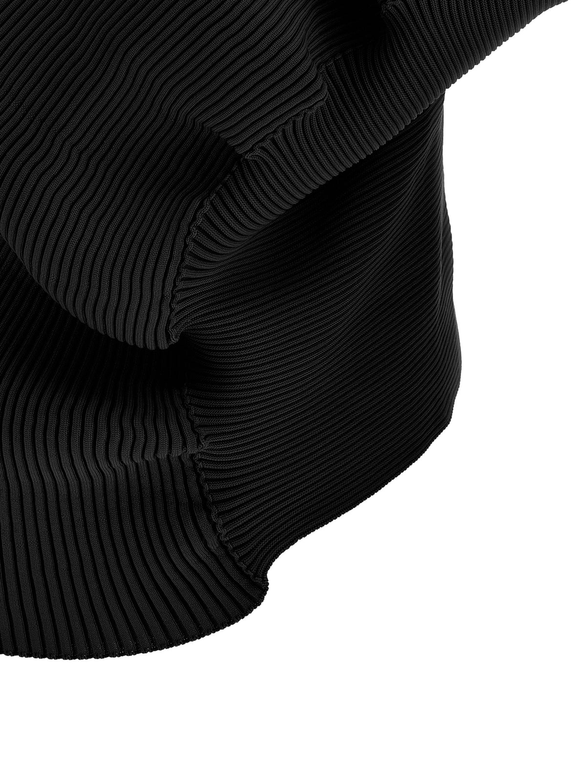 Issey Miyake Black Polyester Blouse