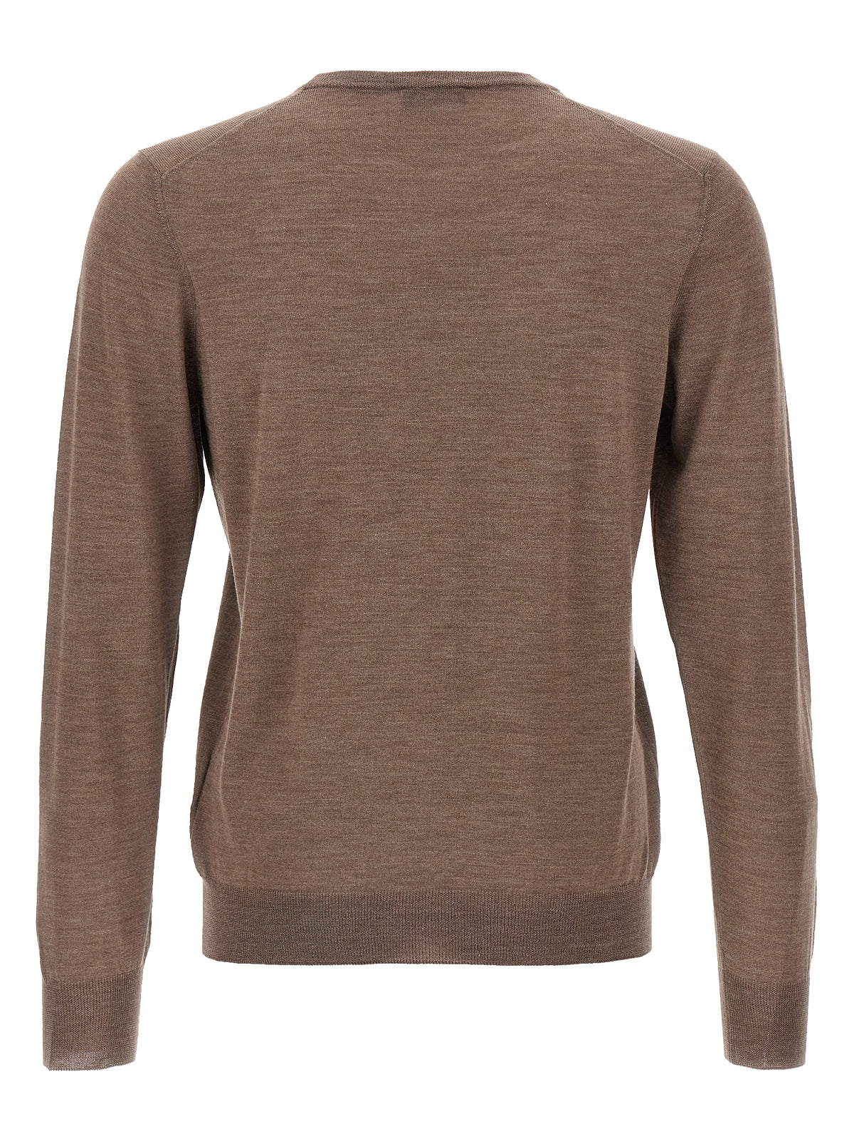 Barba Napoli Brown Wool Cardigan