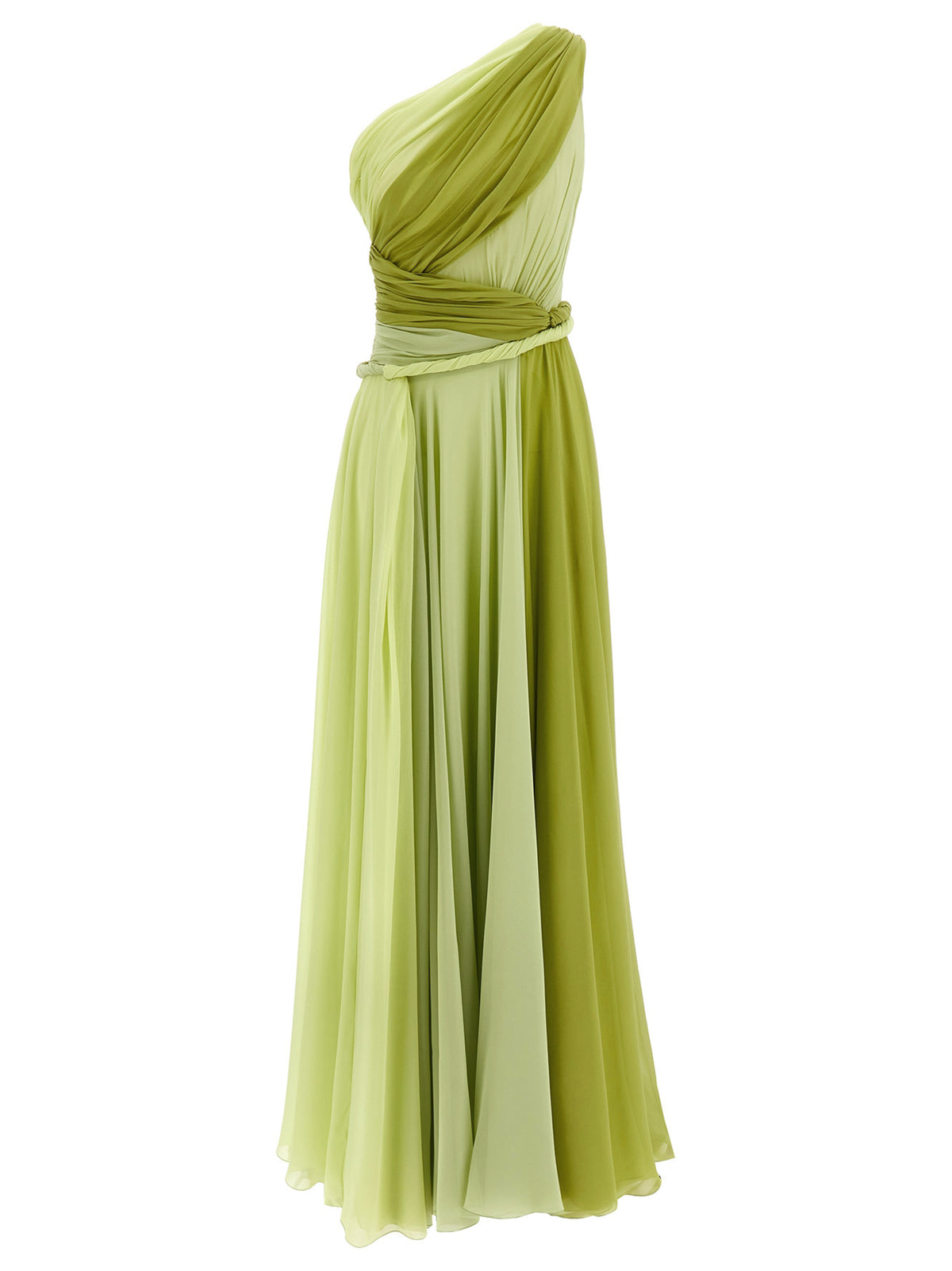 Giambattista Valli Bicolor Silk Long Dress