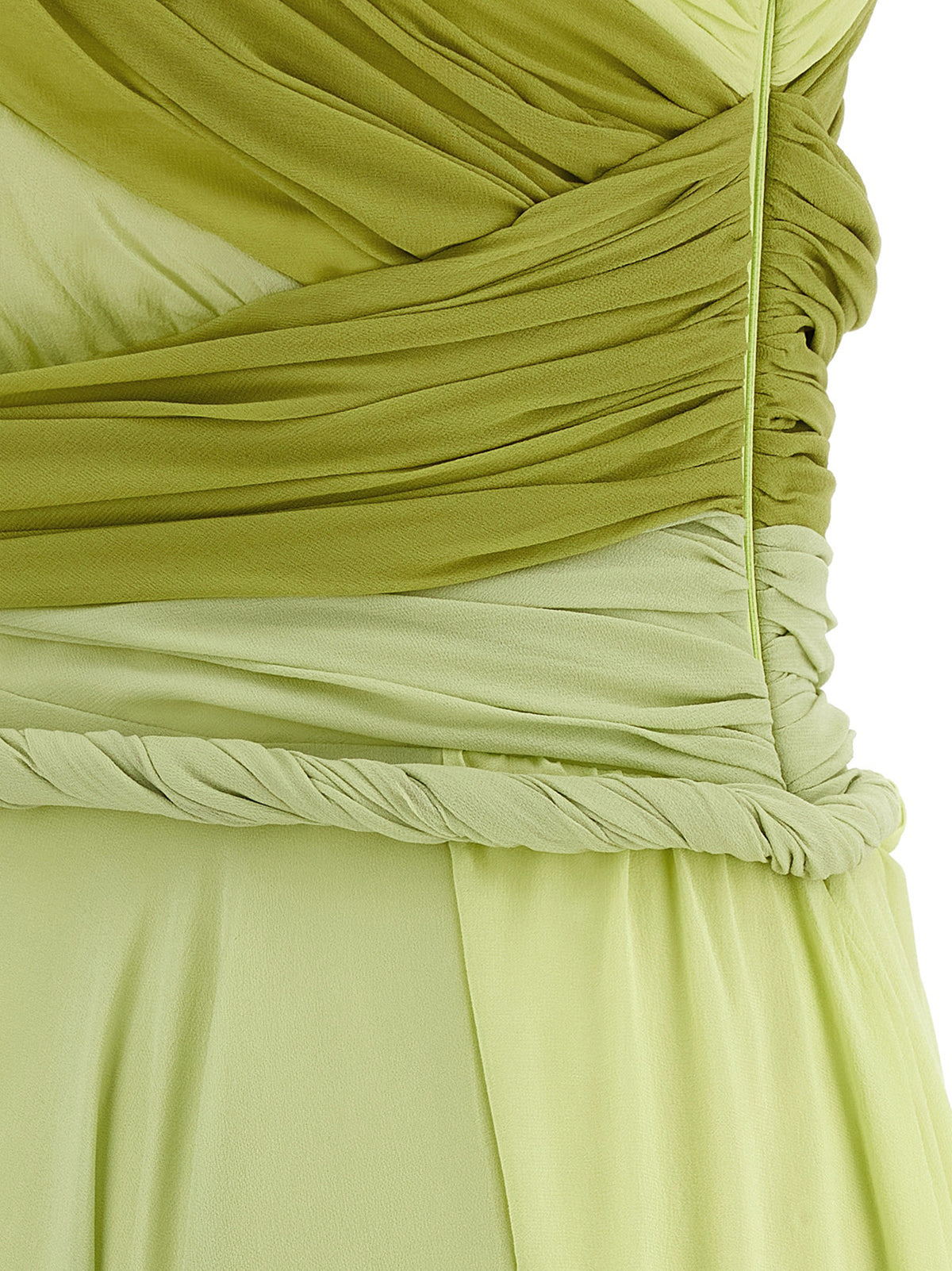 Giambattista Valli Bicolor Silk Long Dress