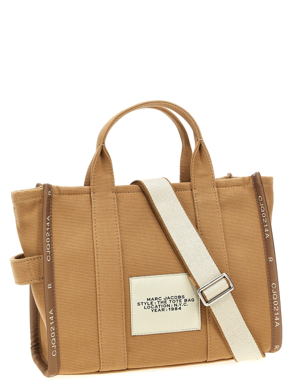 Marc Jacobs Brown Cotton Tote Bag