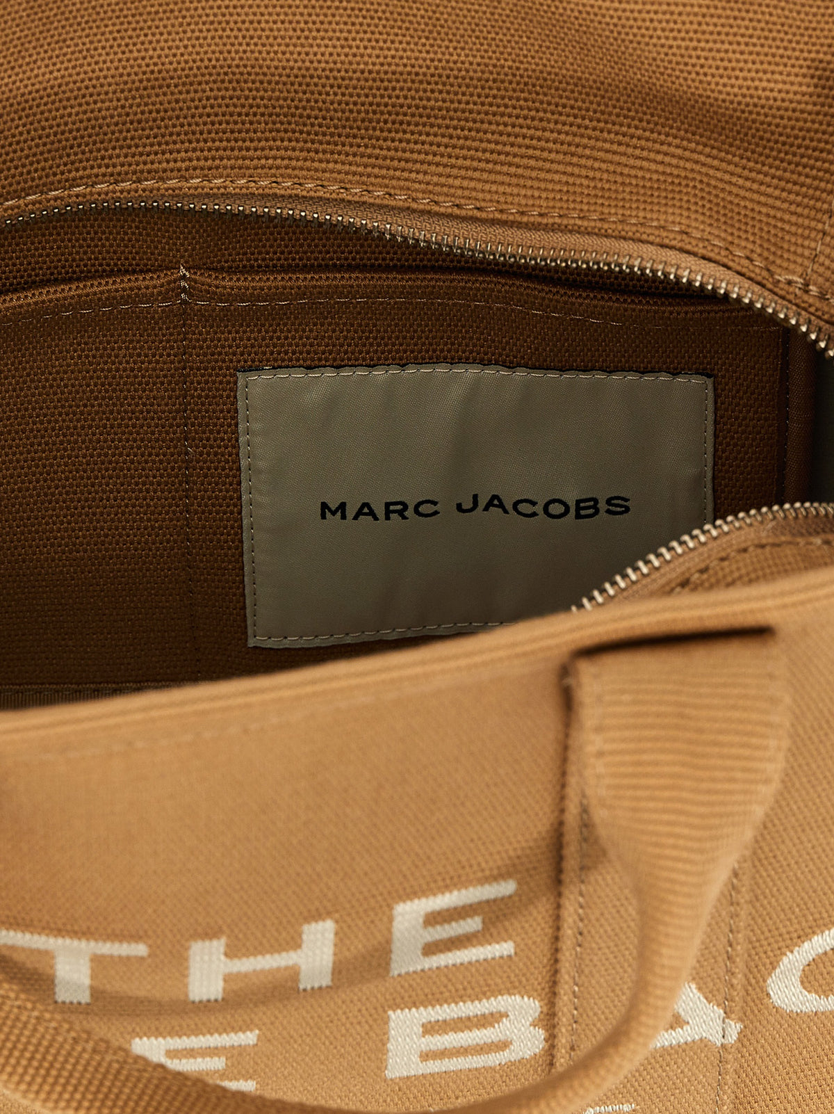 Marc Jacobs Brown Cotton Tote Bag