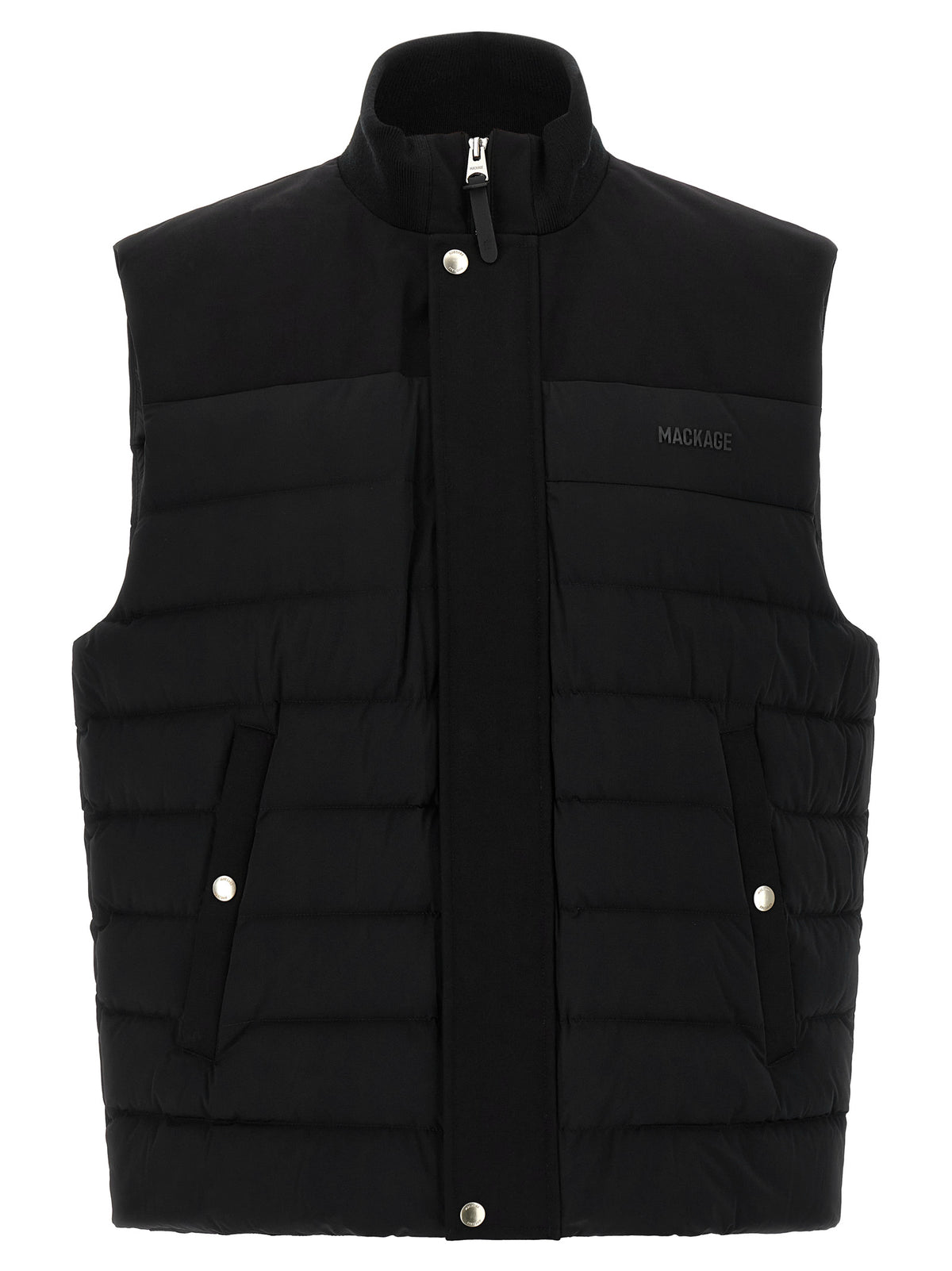 Mackage Black Nylon Sleeveless Jacket