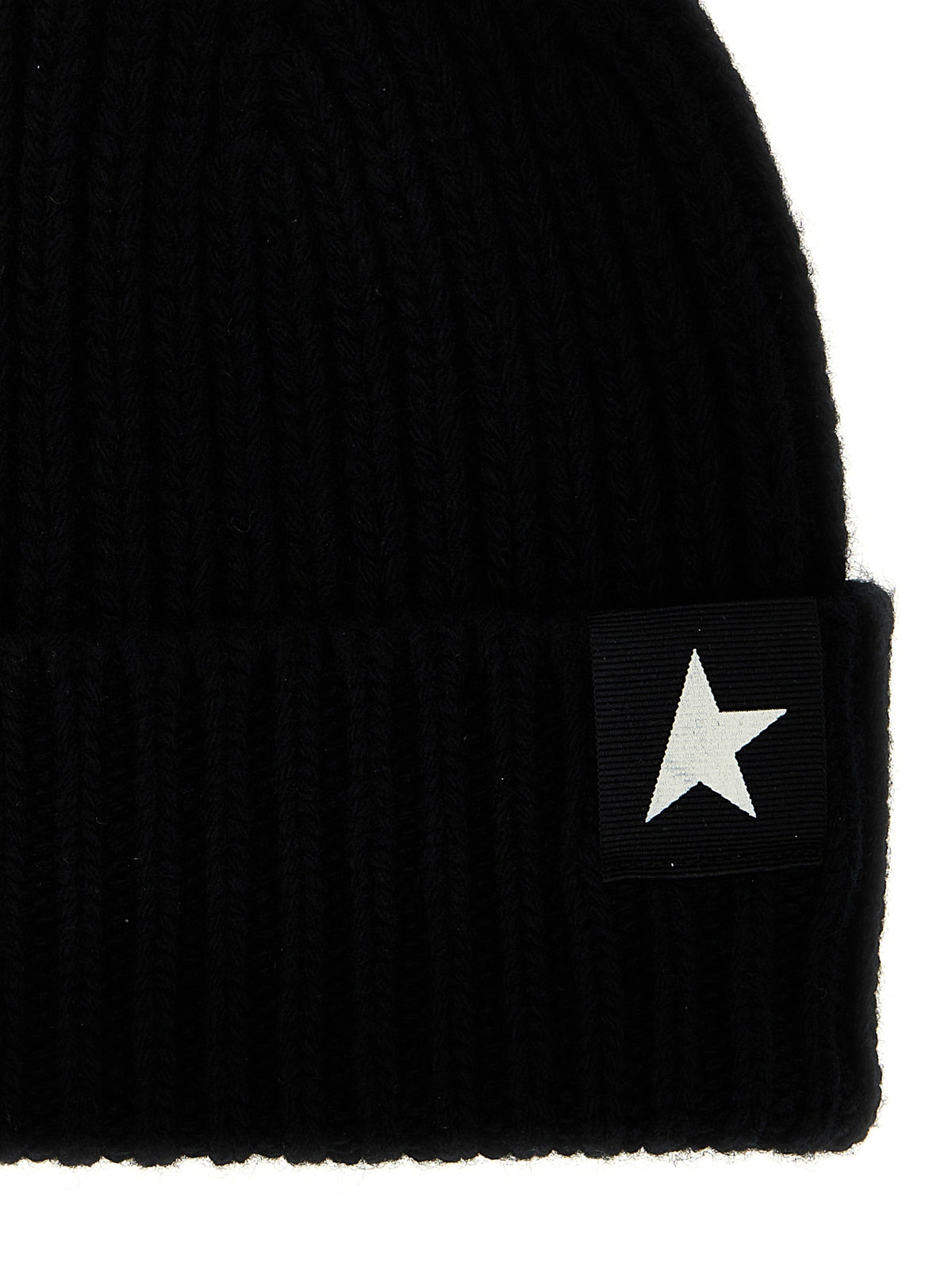 Golden Goose Black Wool Beanie