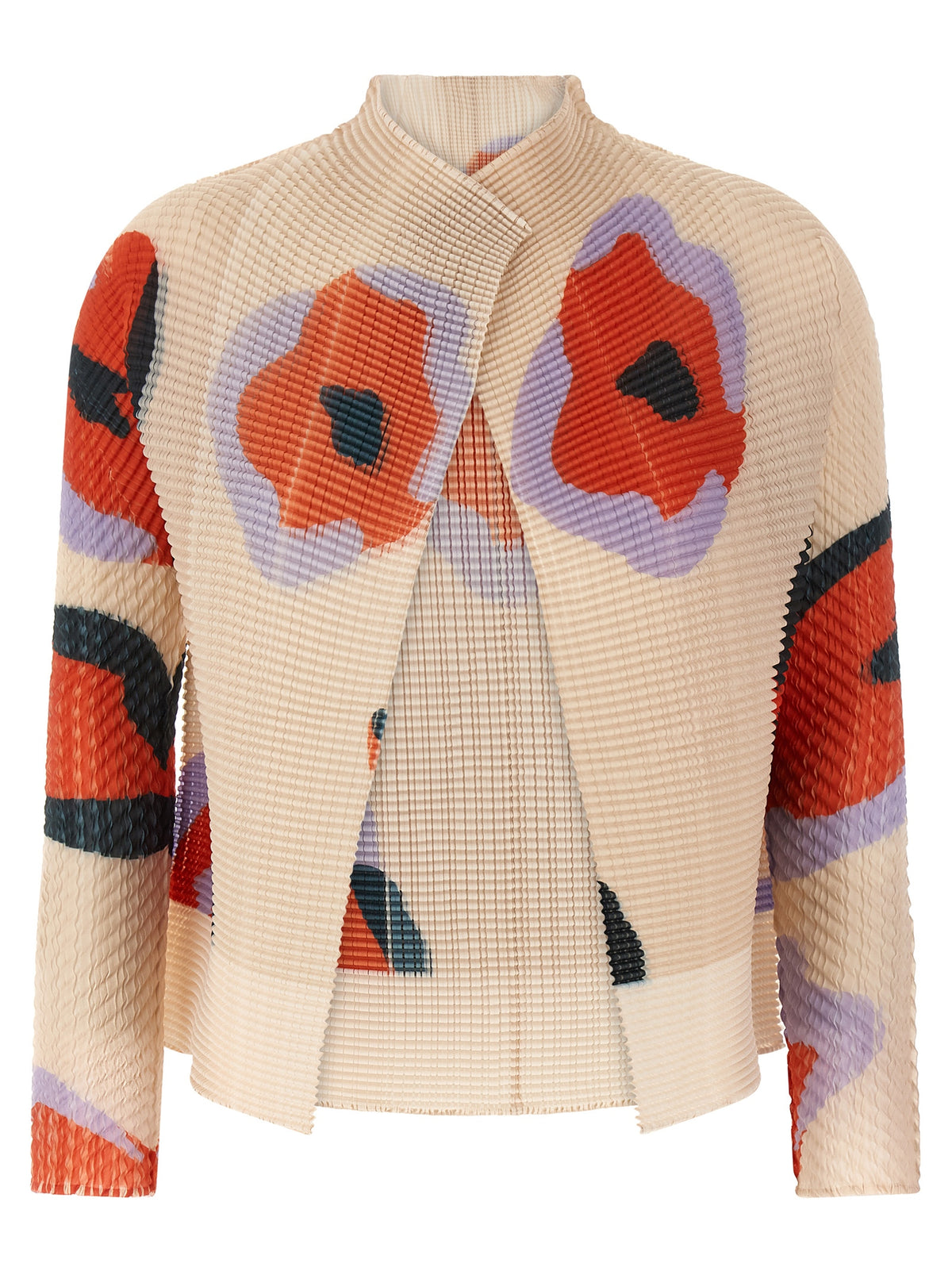 Issey Miyake Beige Polyester Cardigan
