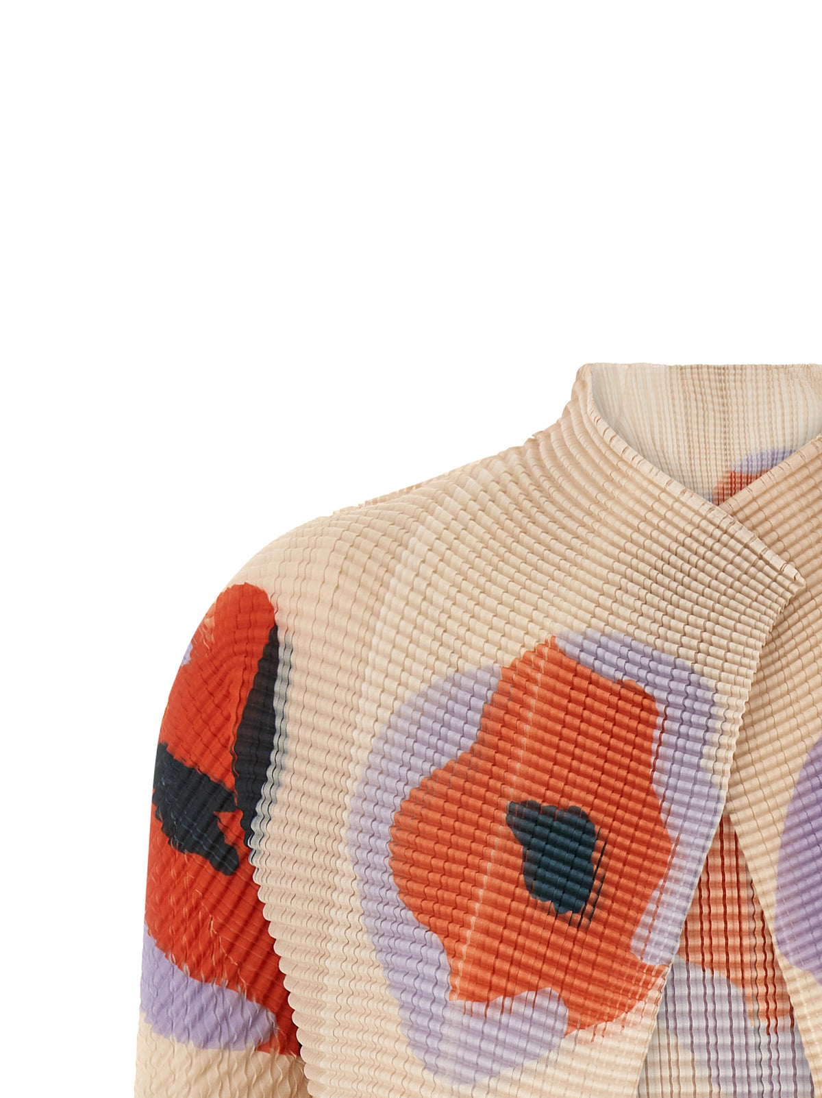 Issey Miyake Beige Polyester Cardigan