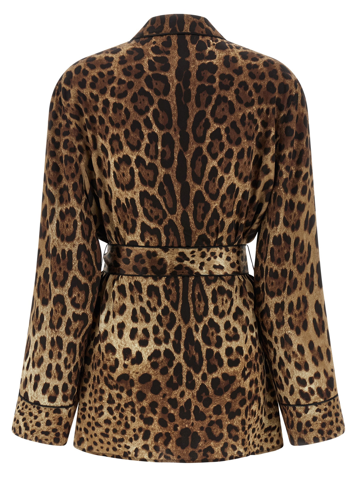 Dolce & Gabbana Brown Silk Blouse