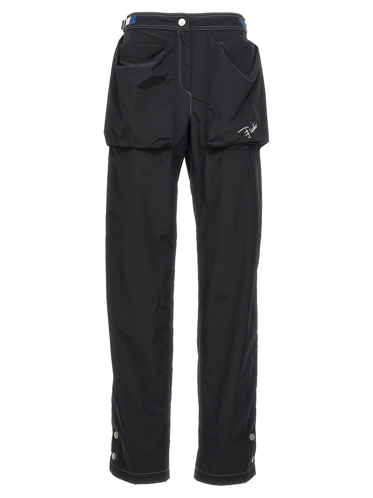Emilio Pucci Black Polyamide Casual Pants