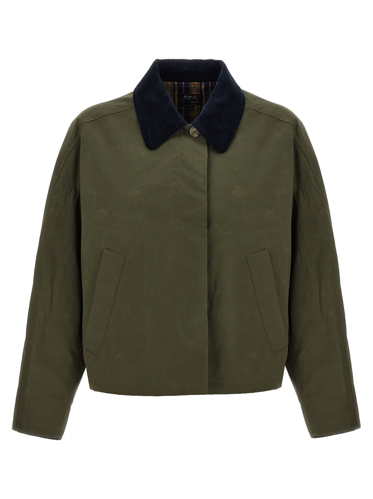 A.P.C. Bicolor Cotton Shell Jacket