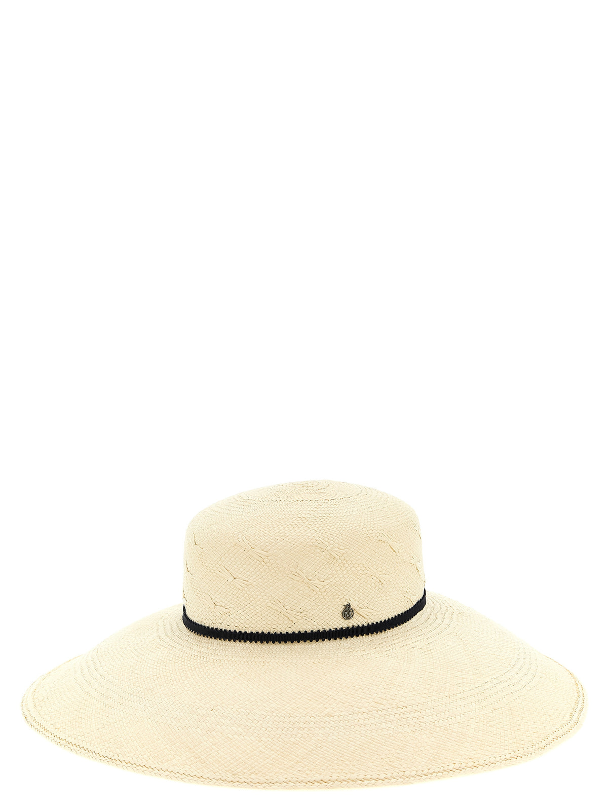 Maison Michel Beige Fabric Sunhat