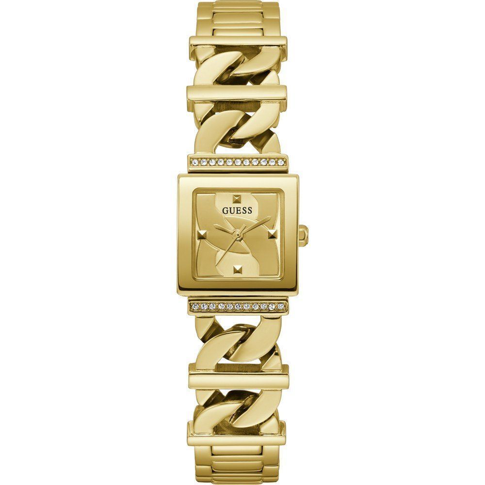 Guess Gold Stainless Steel Dress Watch