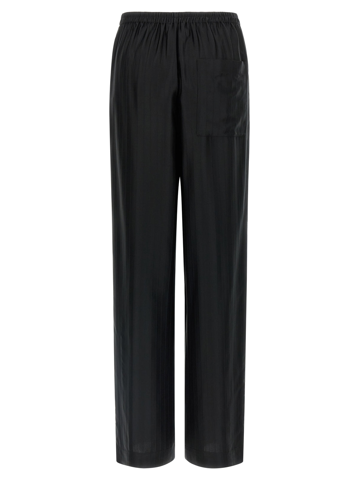 Loulou De Saison Black Viscose Casual Pants