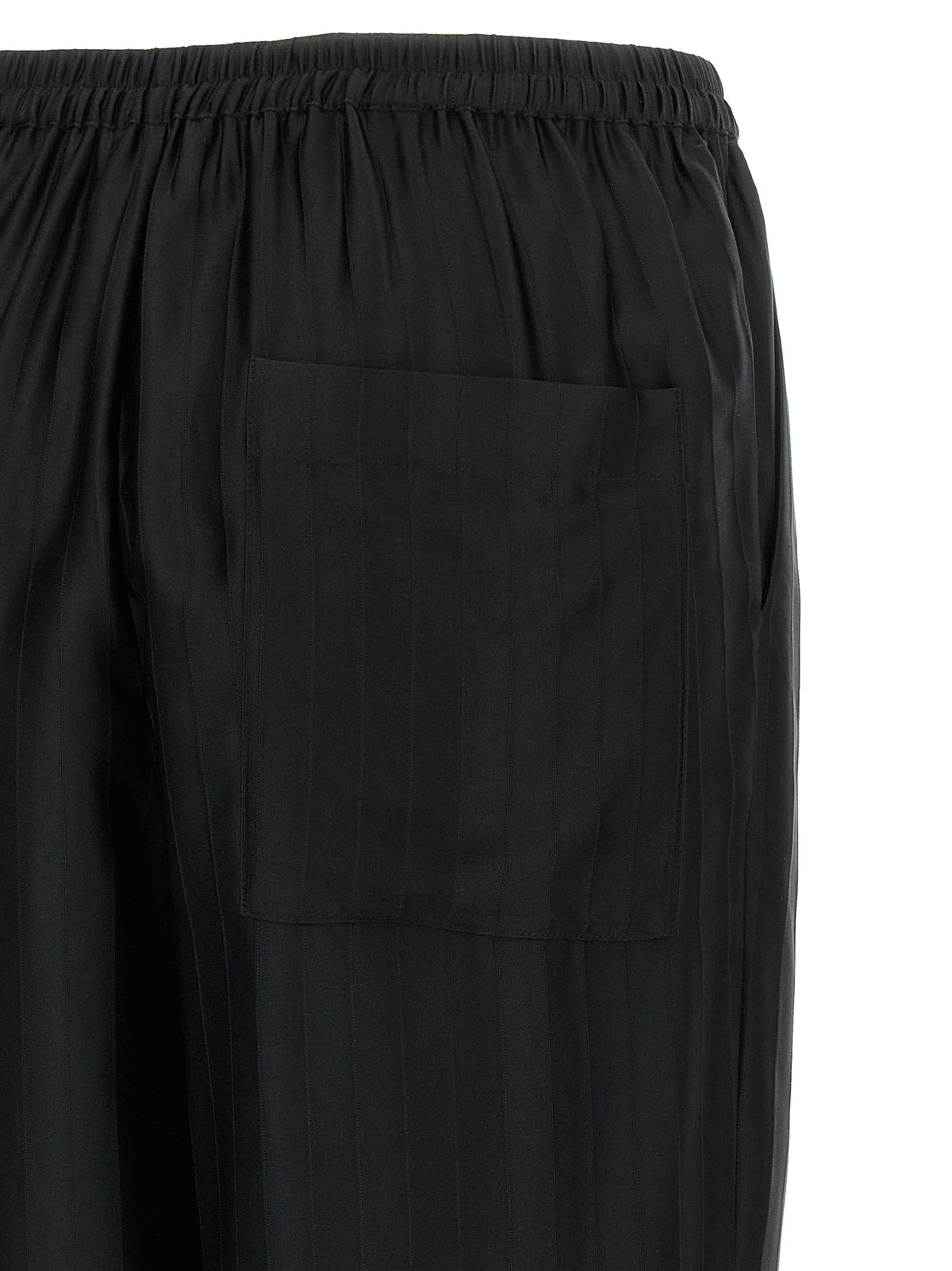 Loulou De Saison Black Viscose Casual Pants