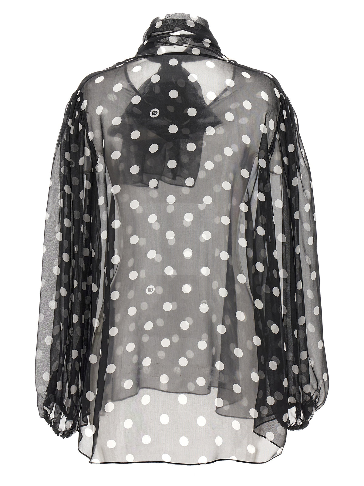 Dolce & Gabbana Bicolor Silk Blouse