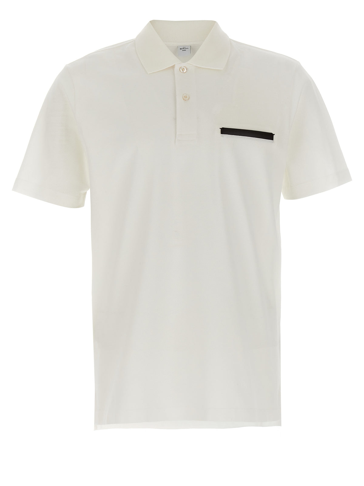 Berluti White Cotton Polo Shirt