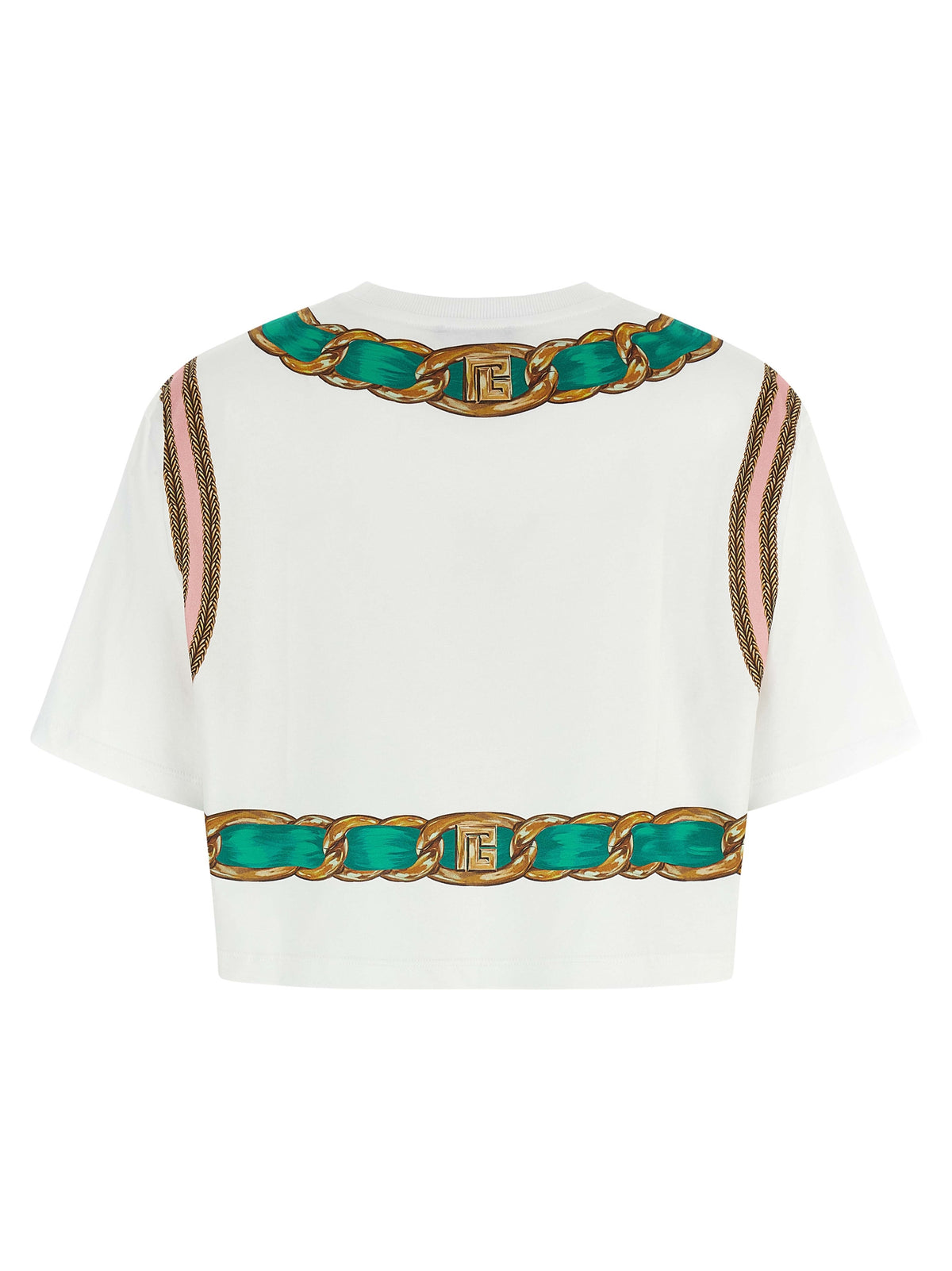 Balmain Multicolor Cotton T-Shirt