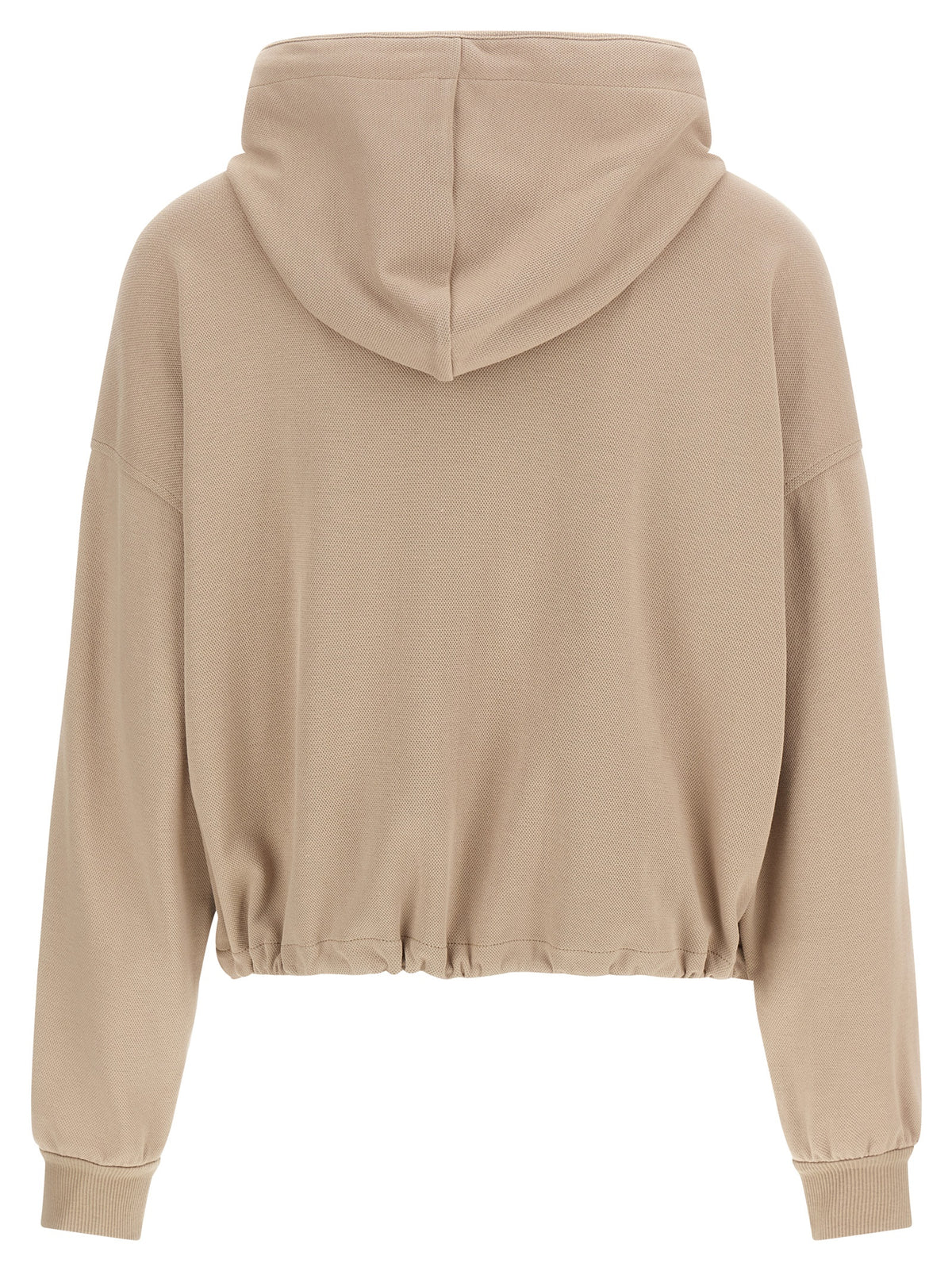 Brunello Cucinelli Beige Cotton Hoodie