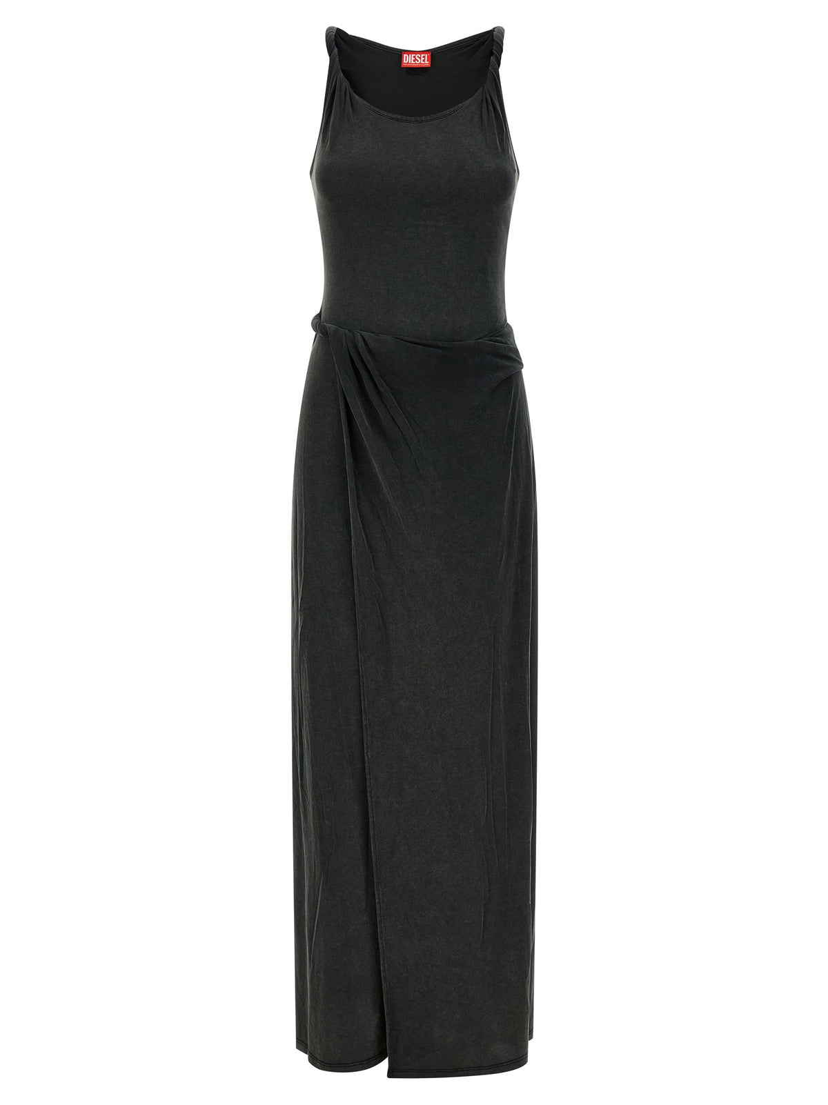 Diesel Black Modal Long Dress