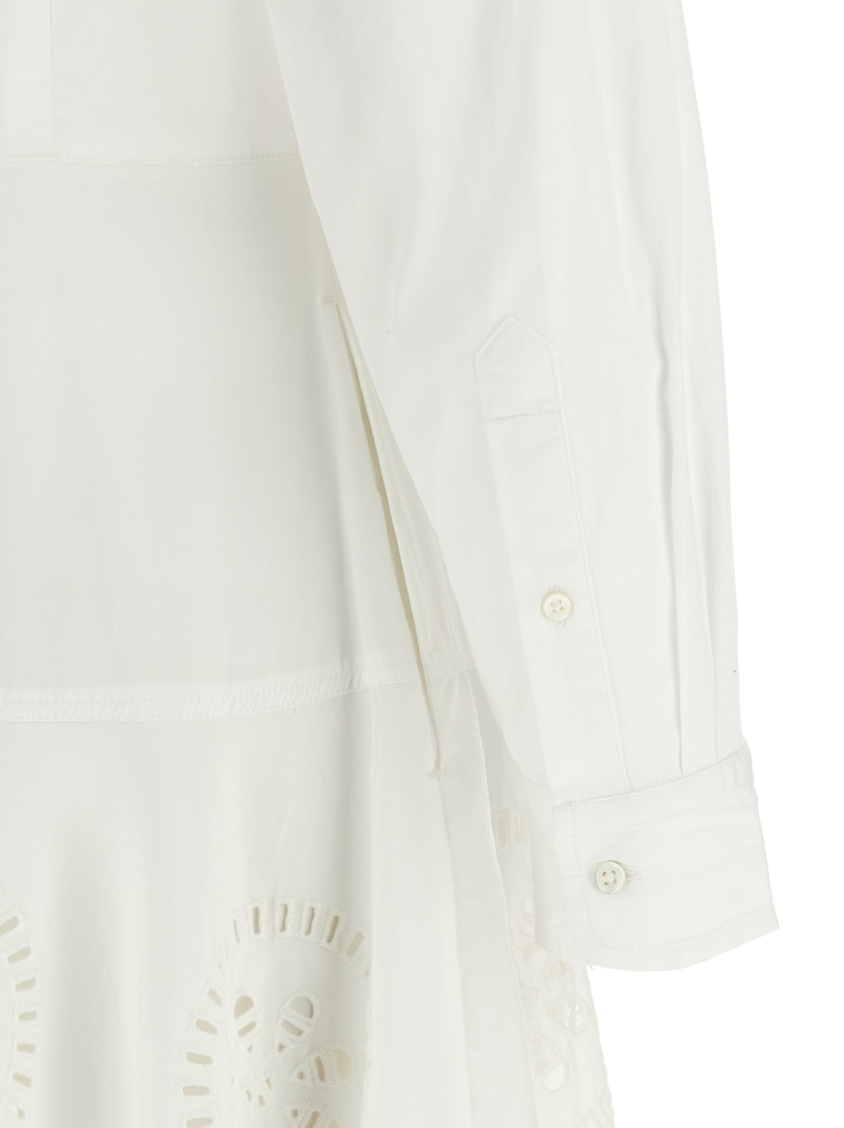 Polo Ralph Lauren White Cotton Midi Dress