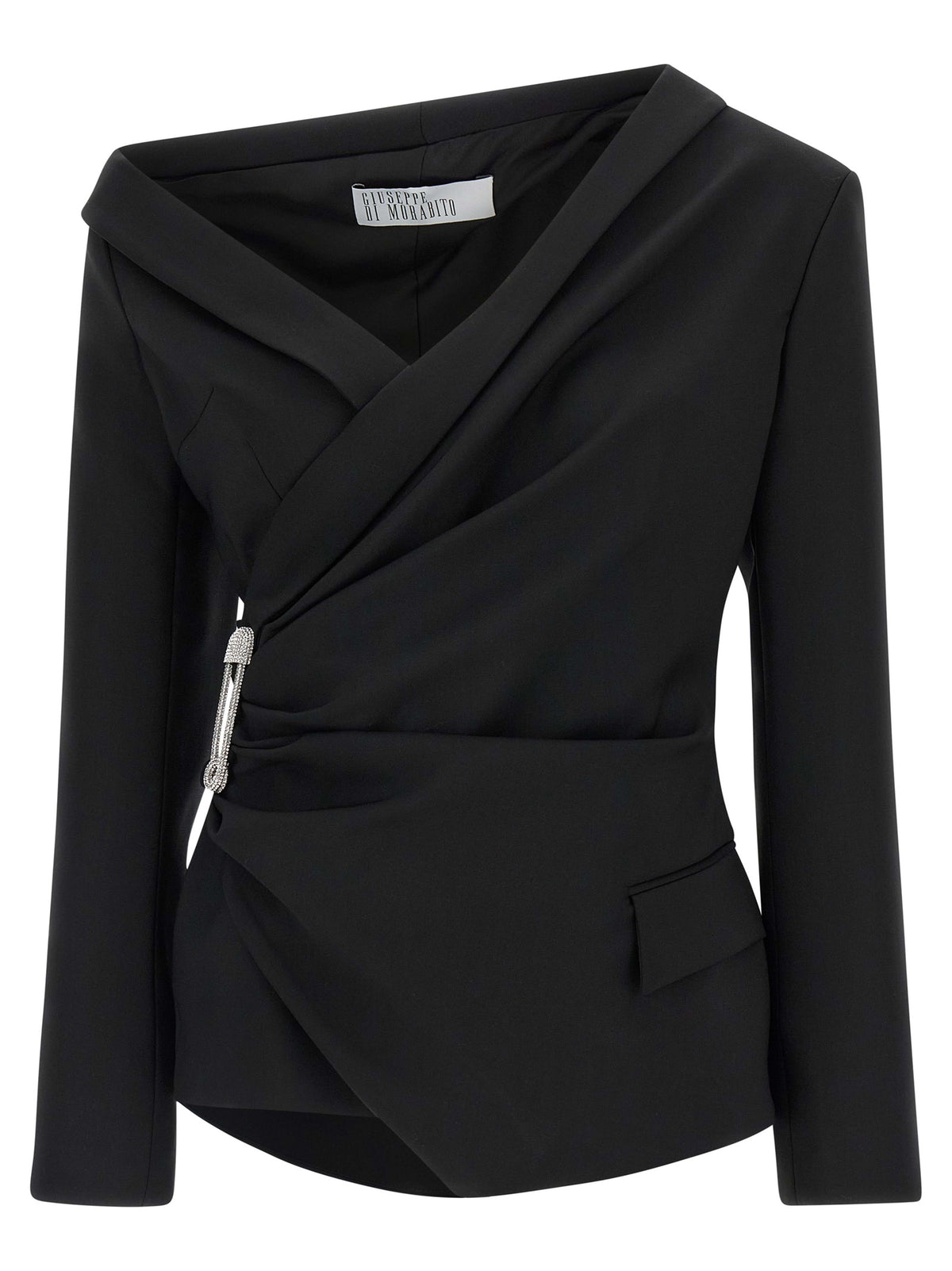 Giuseppe Di Morabito Black Virgin Wool Blazer