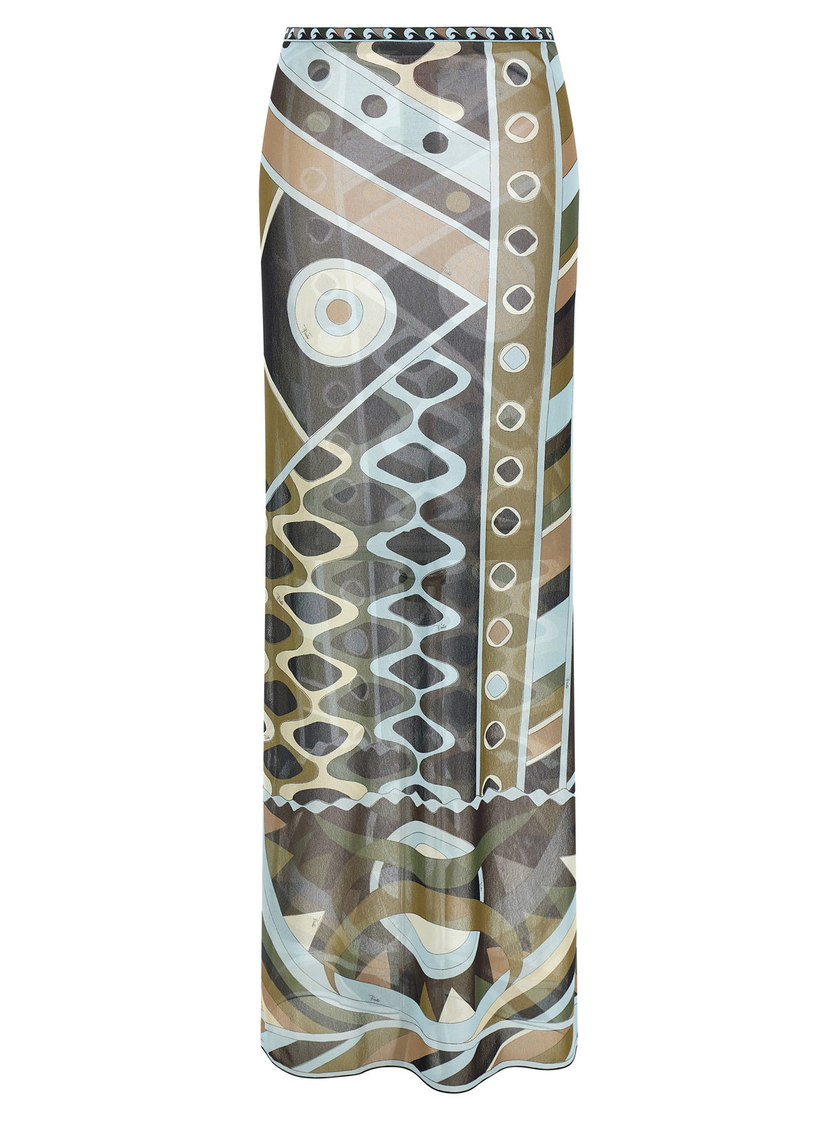 Emilio Pucci Multicolor Polyamide Mini Skirt