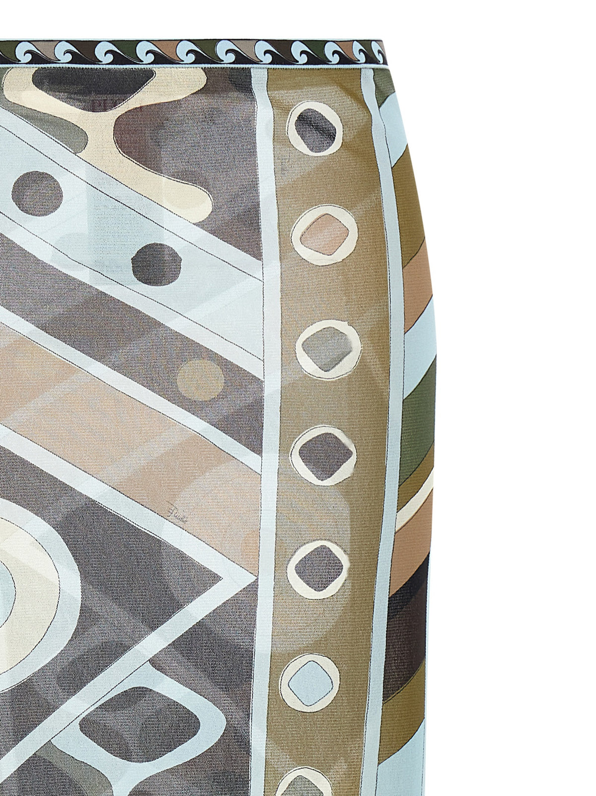Emilio Pucci Multicolor Polyamide Mini Skirt