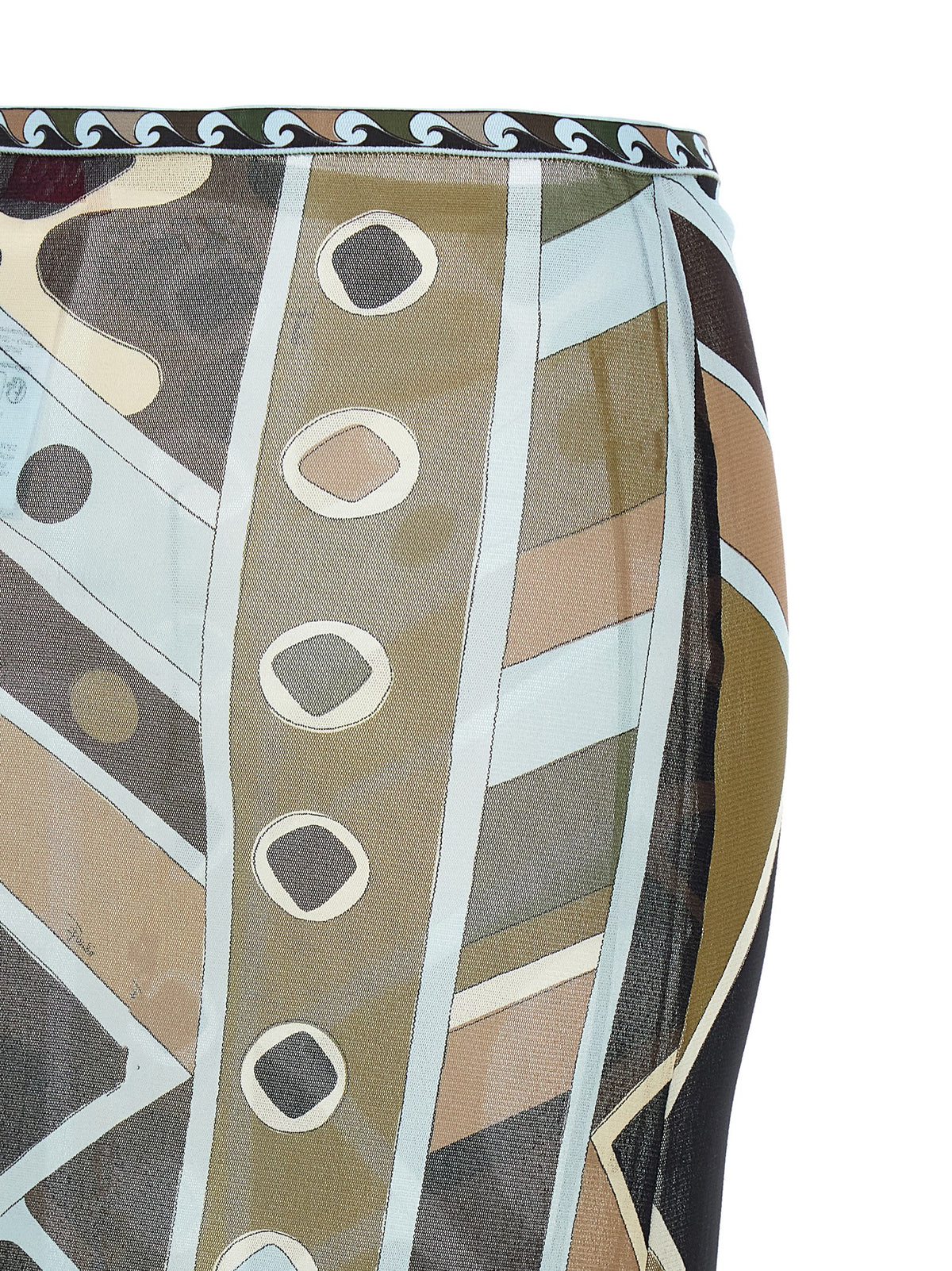 Emilio Pucci Multicolor Polyamide Mini Skirt