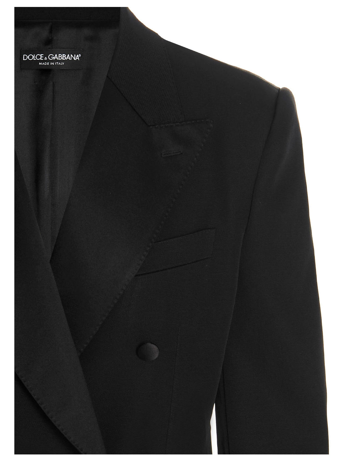 Dolce & Gabbana Black Acetate Blazer