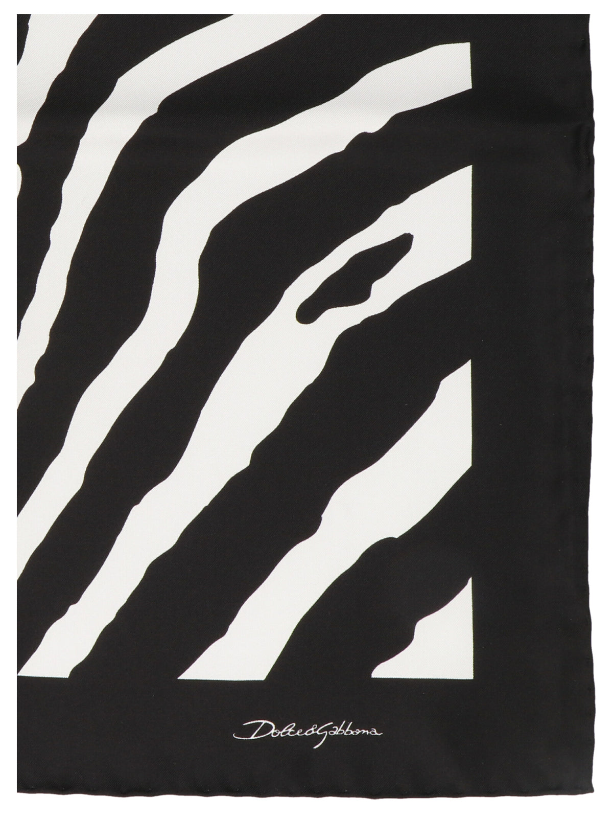 Dolce & Gabbana Bicolor Silk Scarf