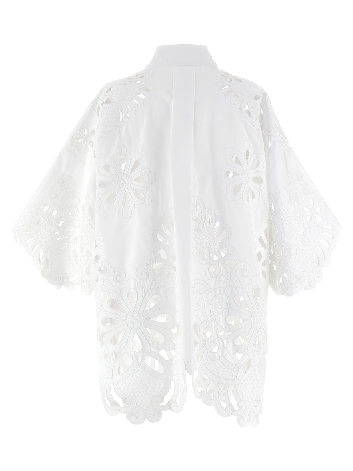 Dolce & Gabbana White Cotton Blouse