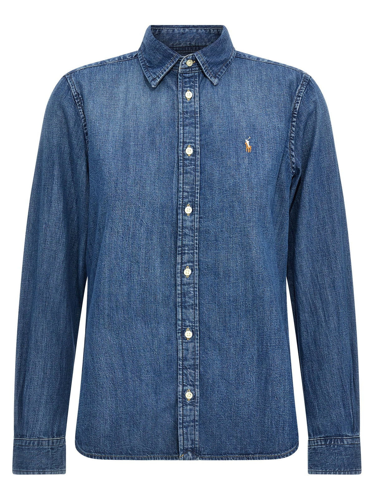 Polo Ralph Lauren Blue Cotton Blouse