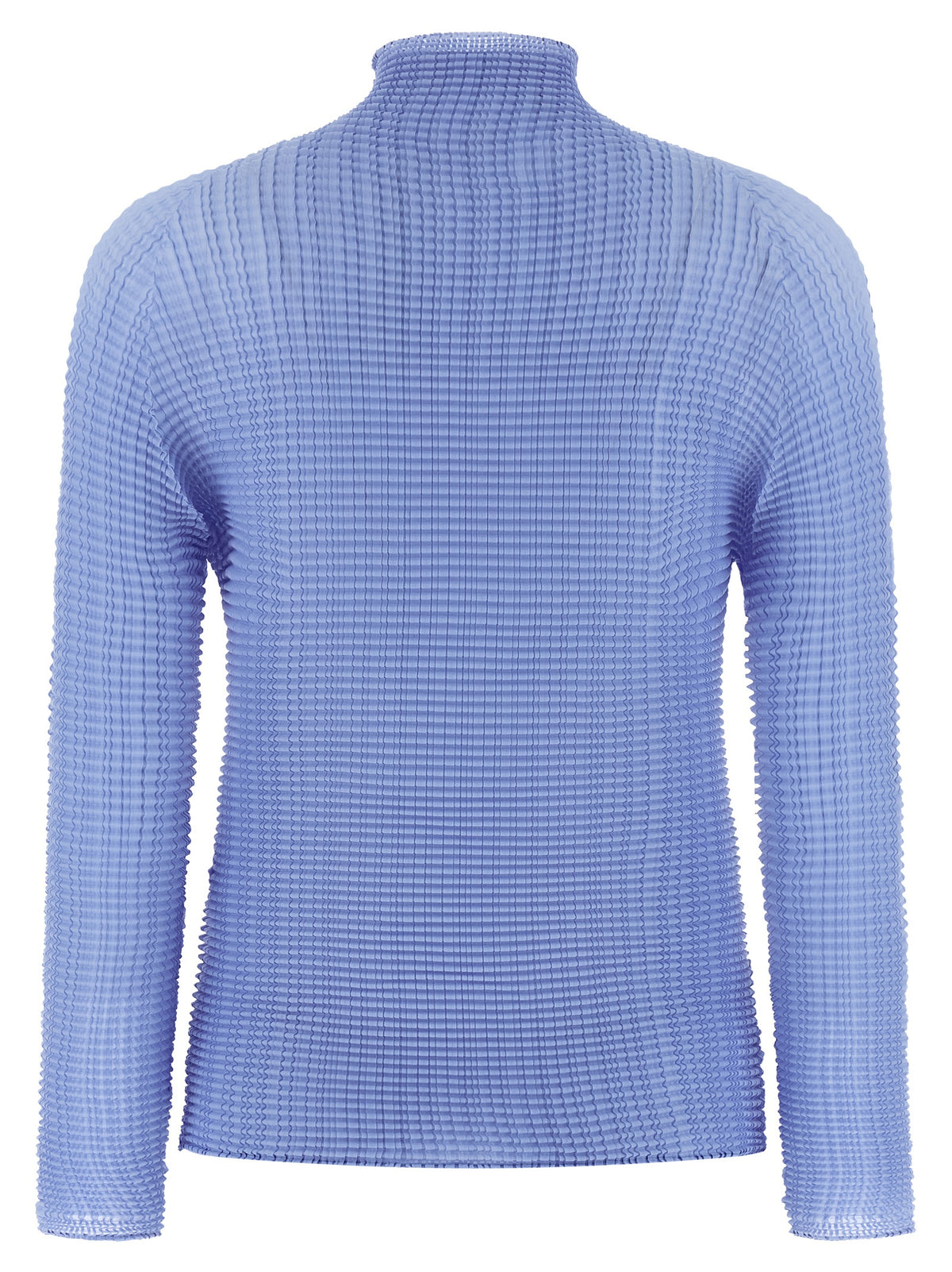 Issey Miyake Blue Polyester Blouse