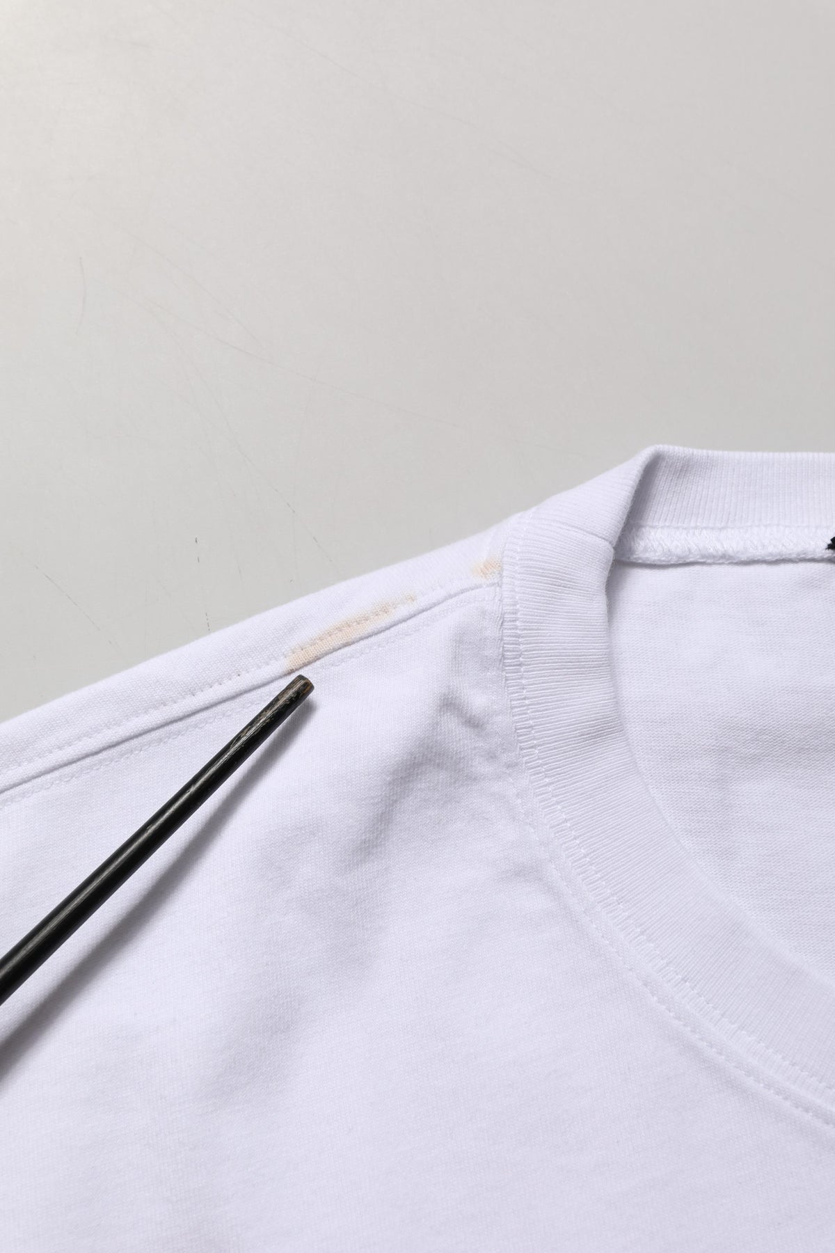 Dolce & Gabbana White Blue Stripe Cotton Short Sleeve T-shirt