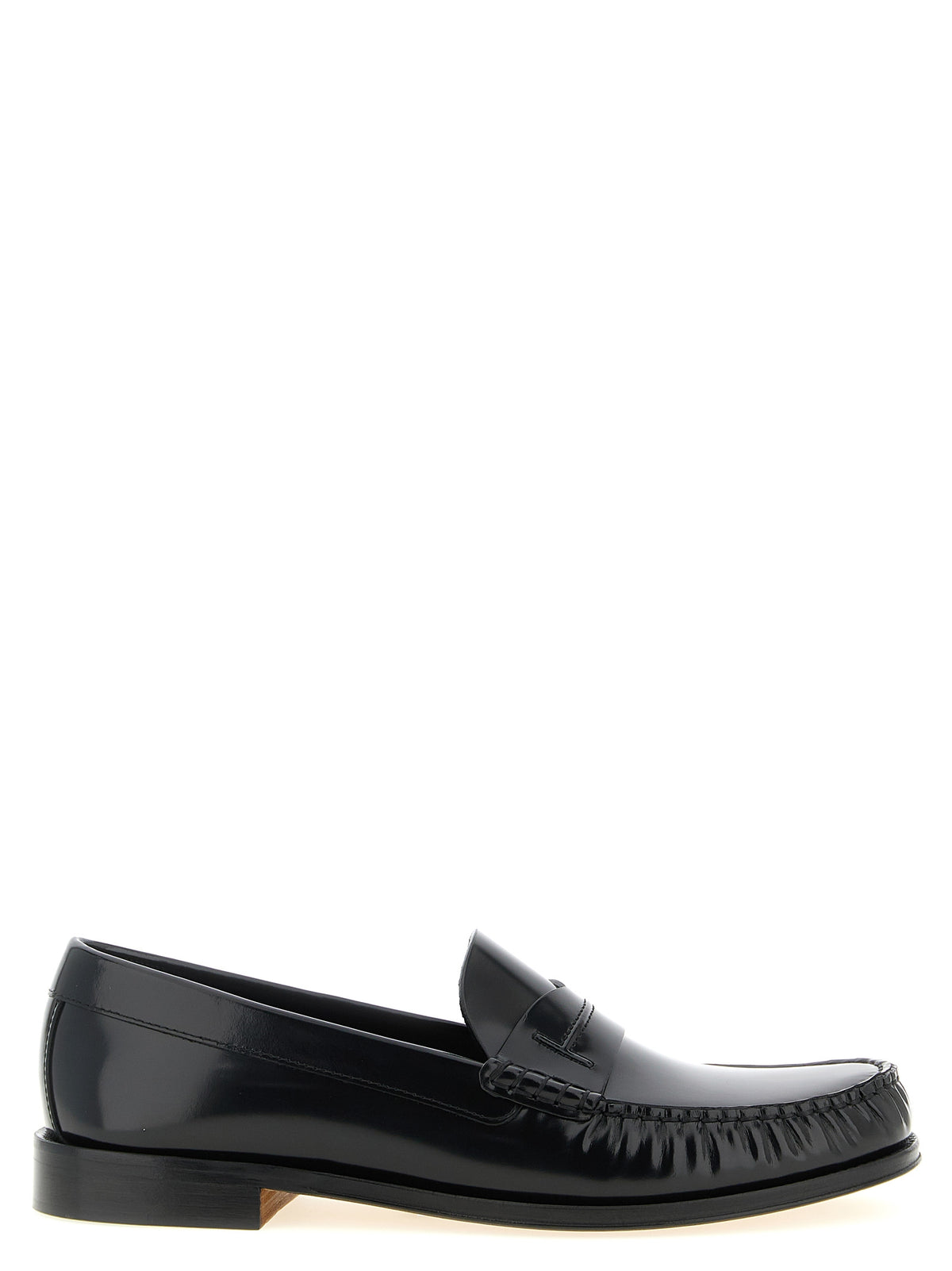 Tom Ford Black Calfskin Slip-On Loafers