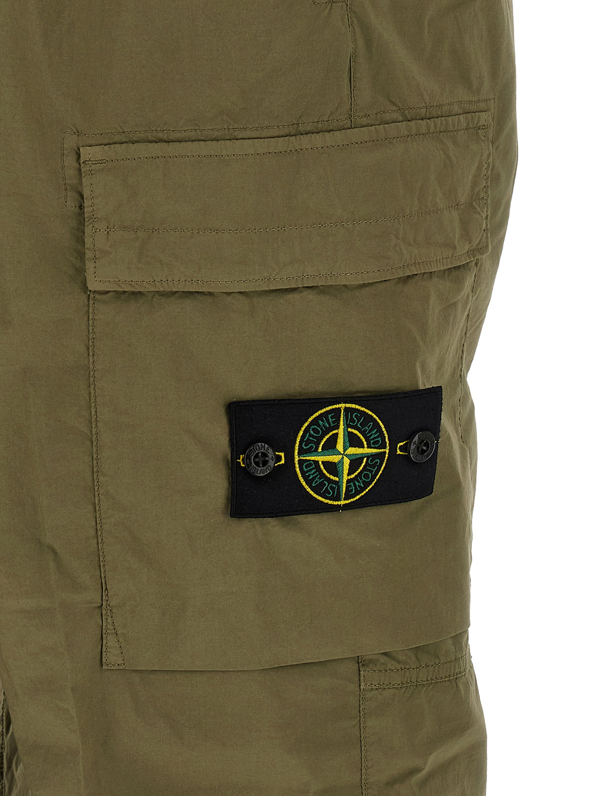 Stone Island Bicolor Cotton Cargo Pants