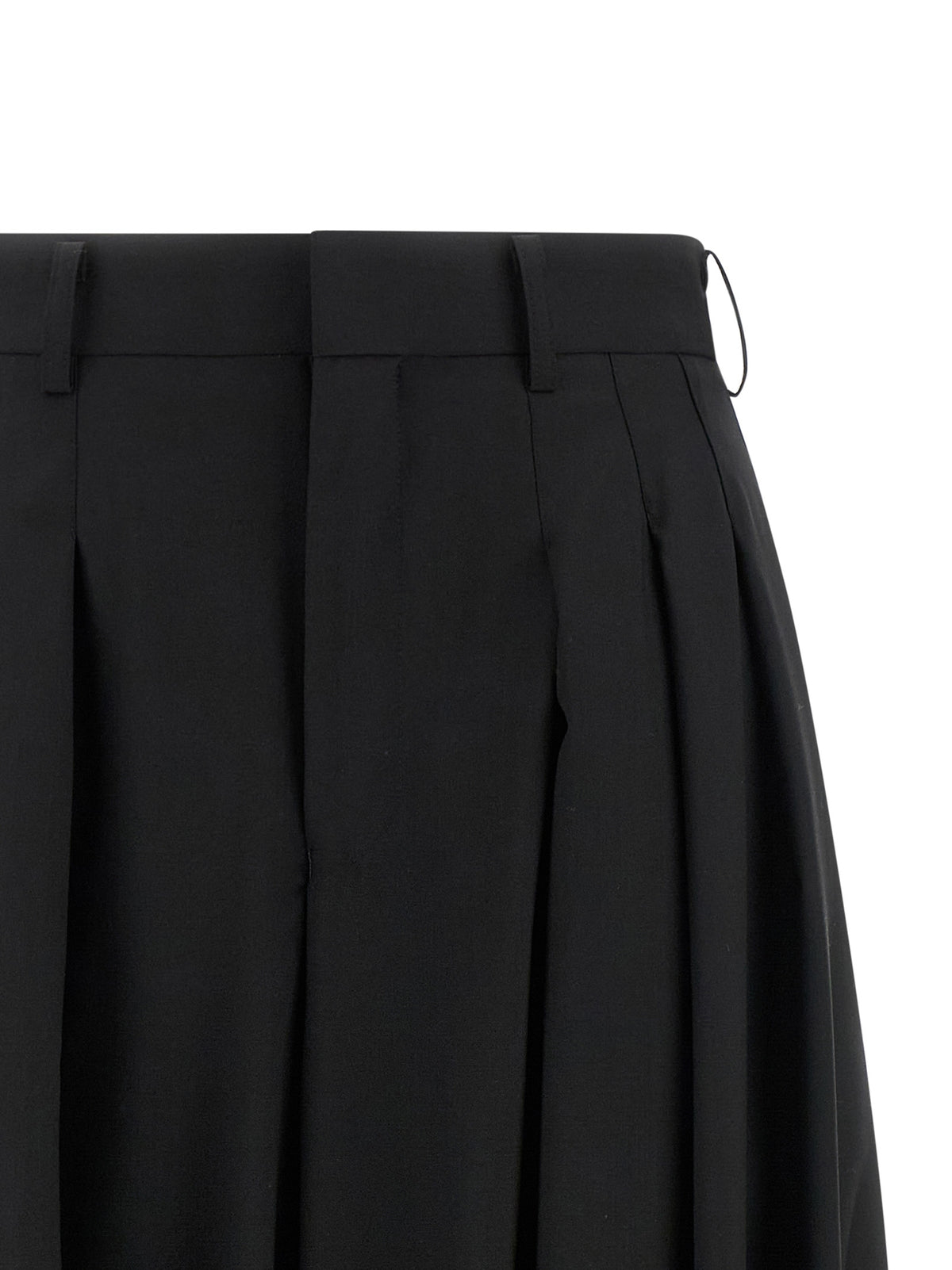 Comme Des Garçons Black Wool Pants