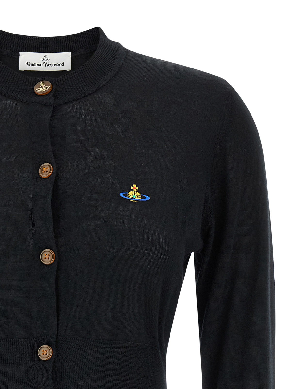 Vivienne Westwood Black Cotton Cardigan