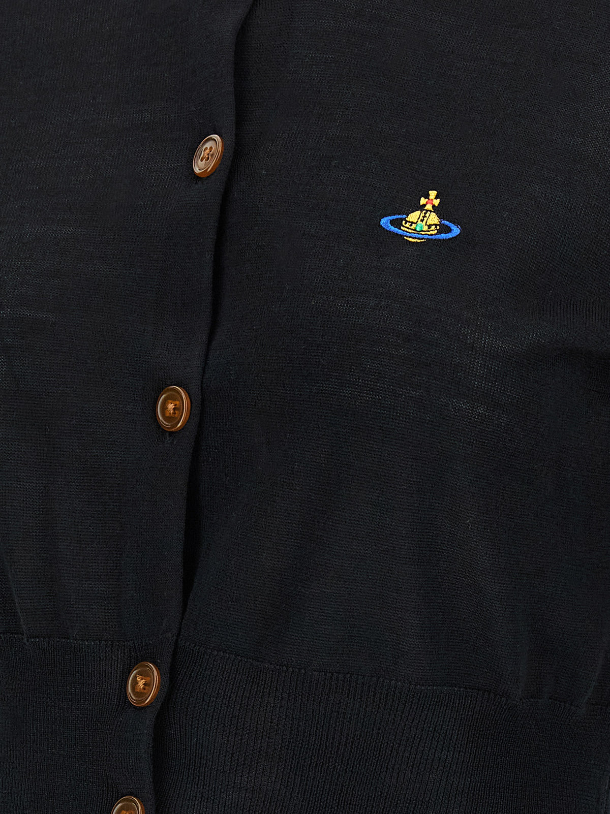 Vivienne Westwood Black Cotton Cardigan