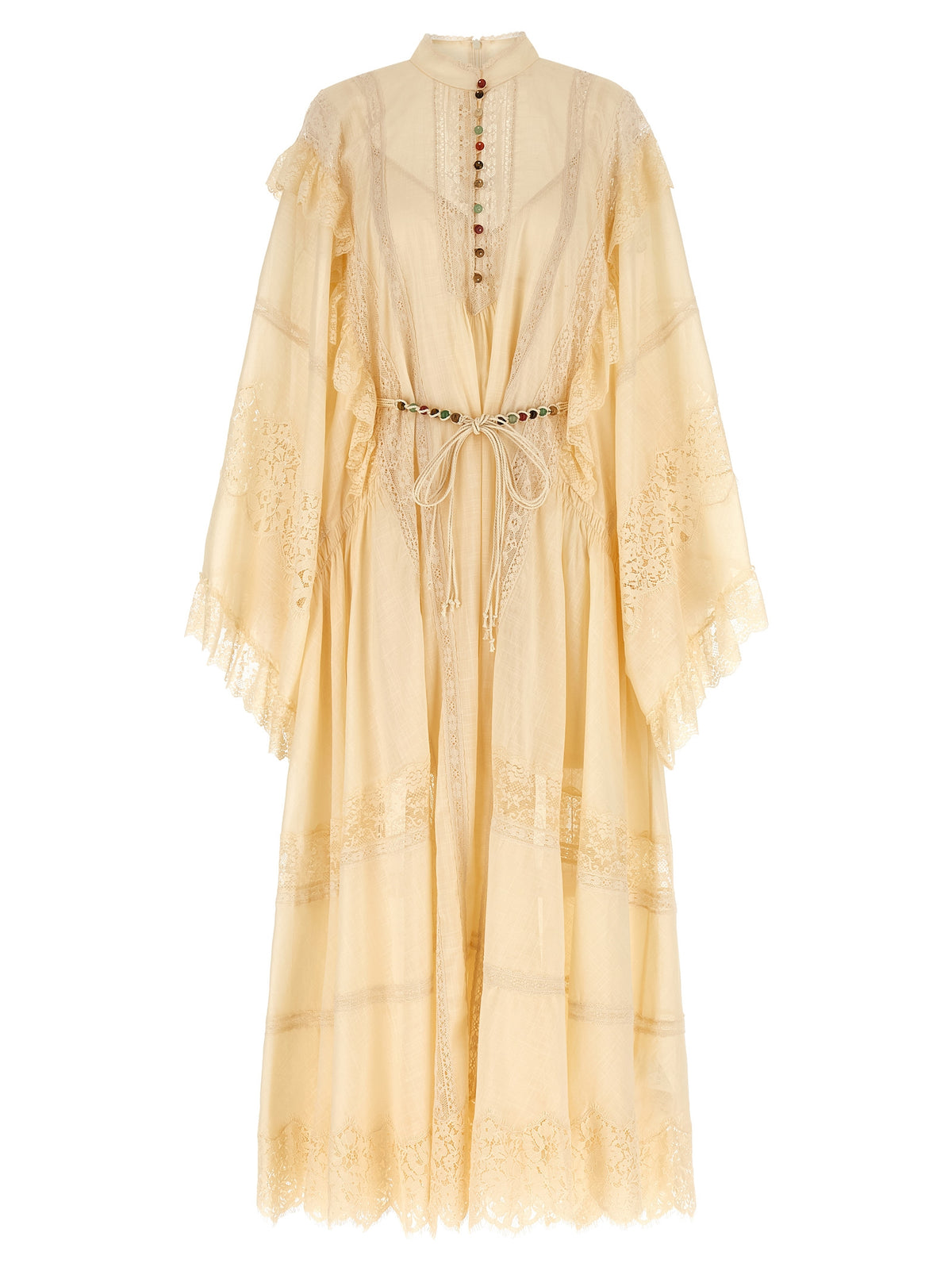 Zimmermann Beige Cotton Midi Dress