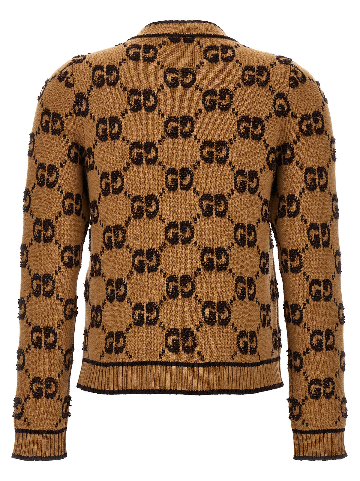 Gucci Beige Wool Cardigan