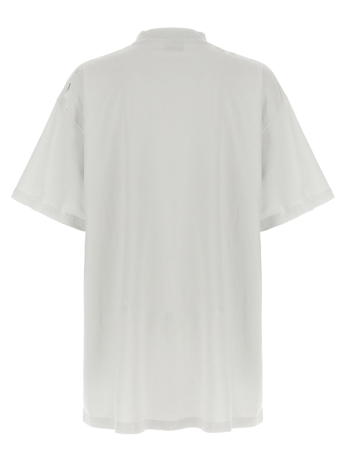 Balenciaga White Cotton T-Shirt