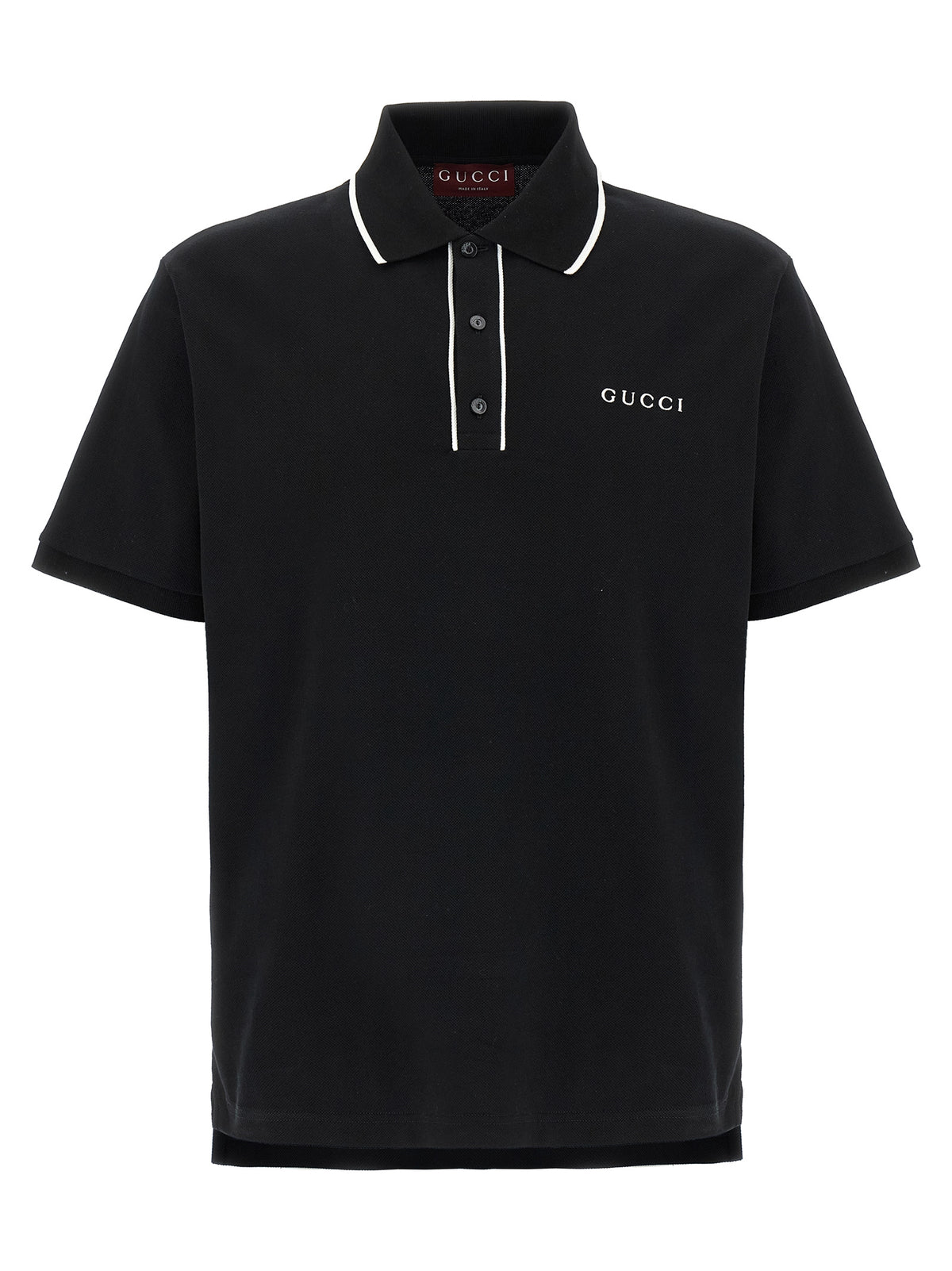 Gucci Bicolor Cotton Polo Shirt
